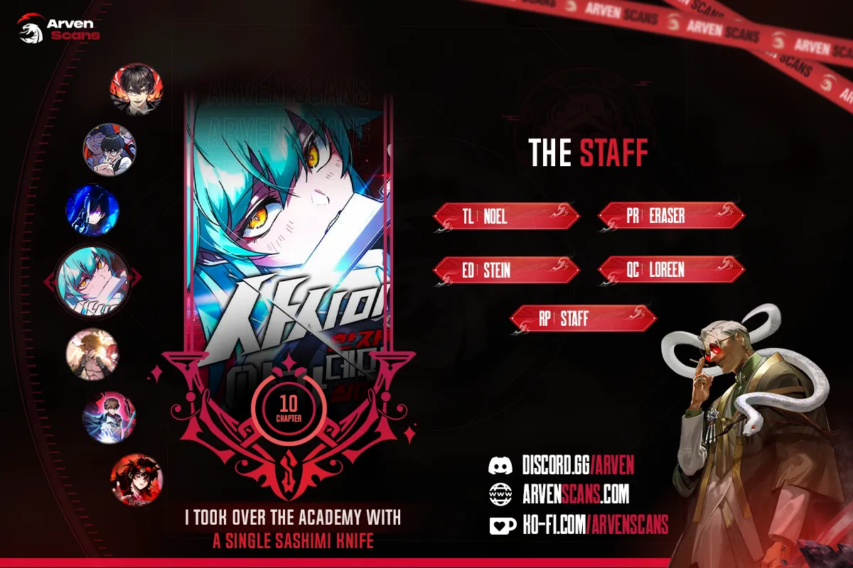 Read Conquering The Academy With Just A Sashimi Knife Manga Online