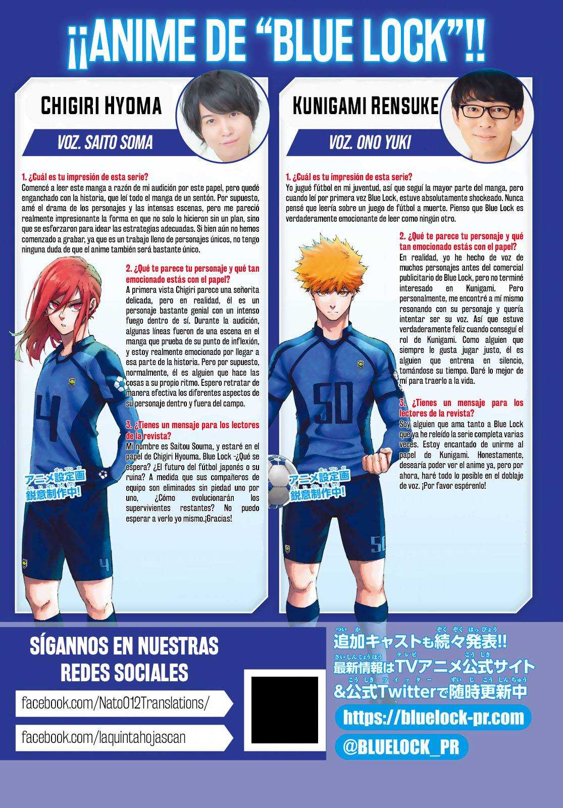 Read Blue Lock es Manga Online