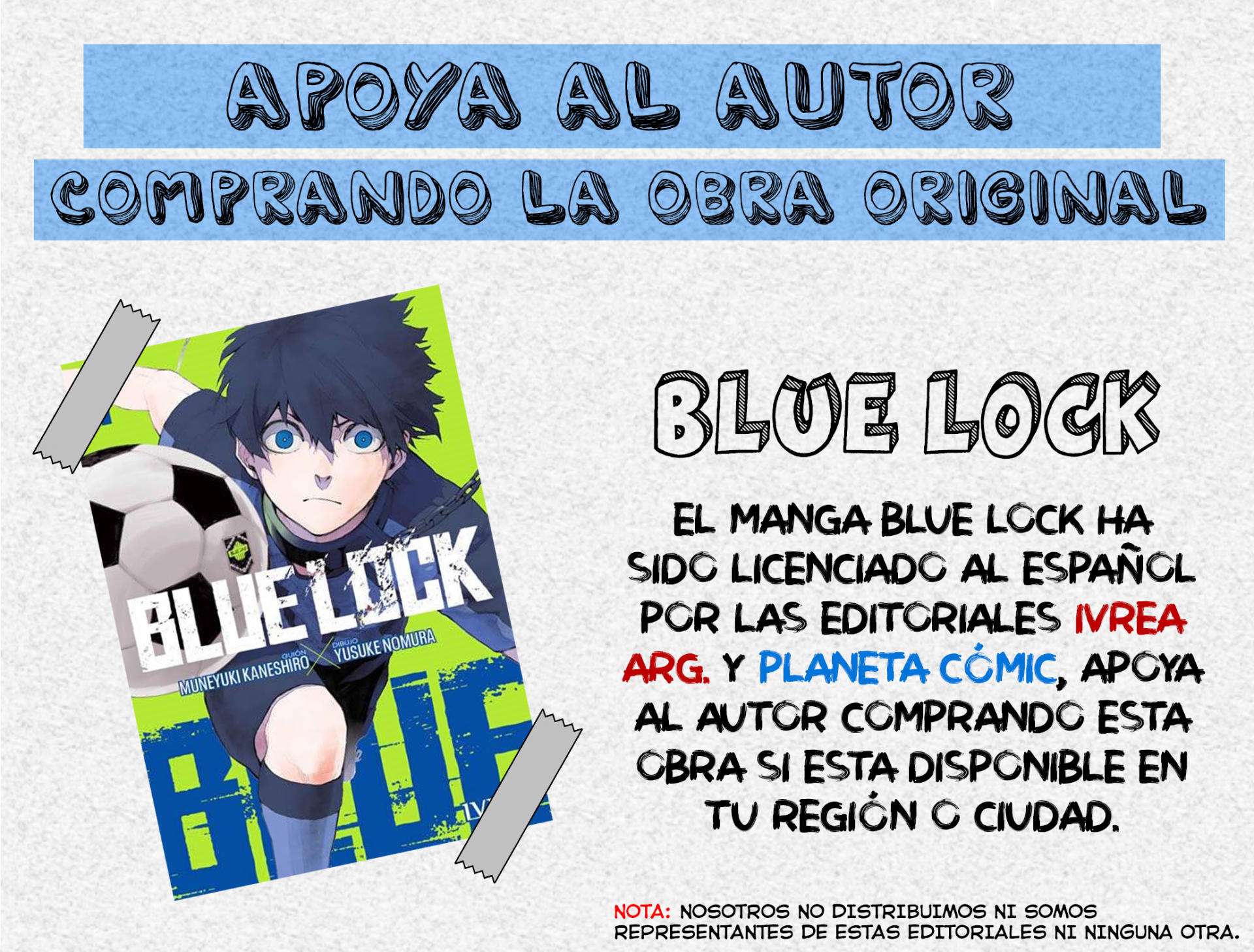 Read Blue Lock es Manga Online