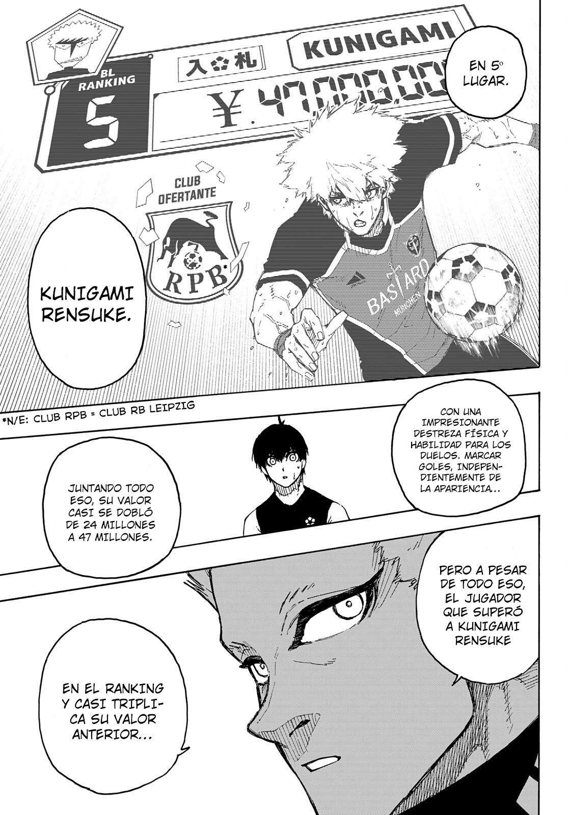 Read Blue Lock es Manga Online