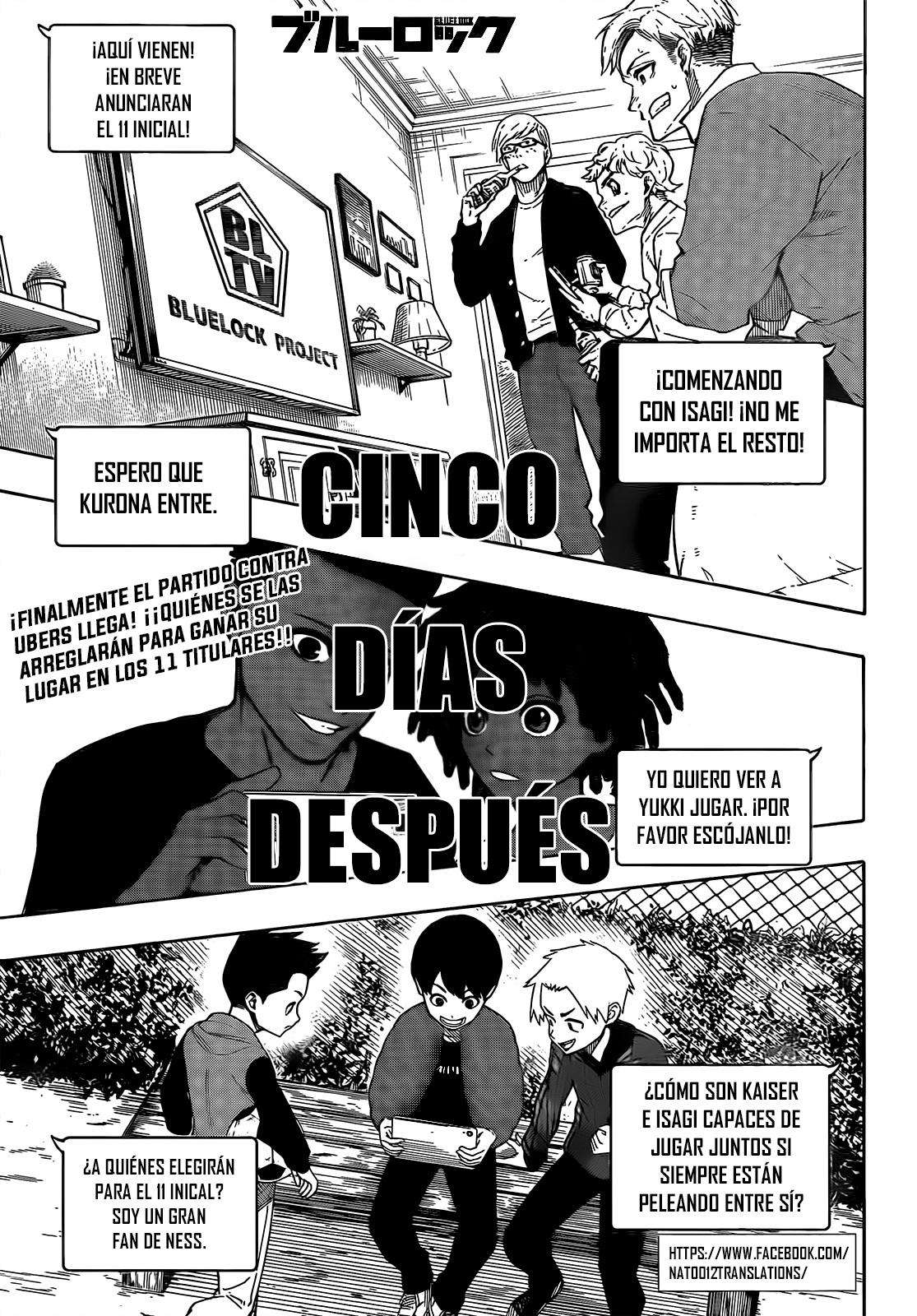Read Blue Lock es Manga Online