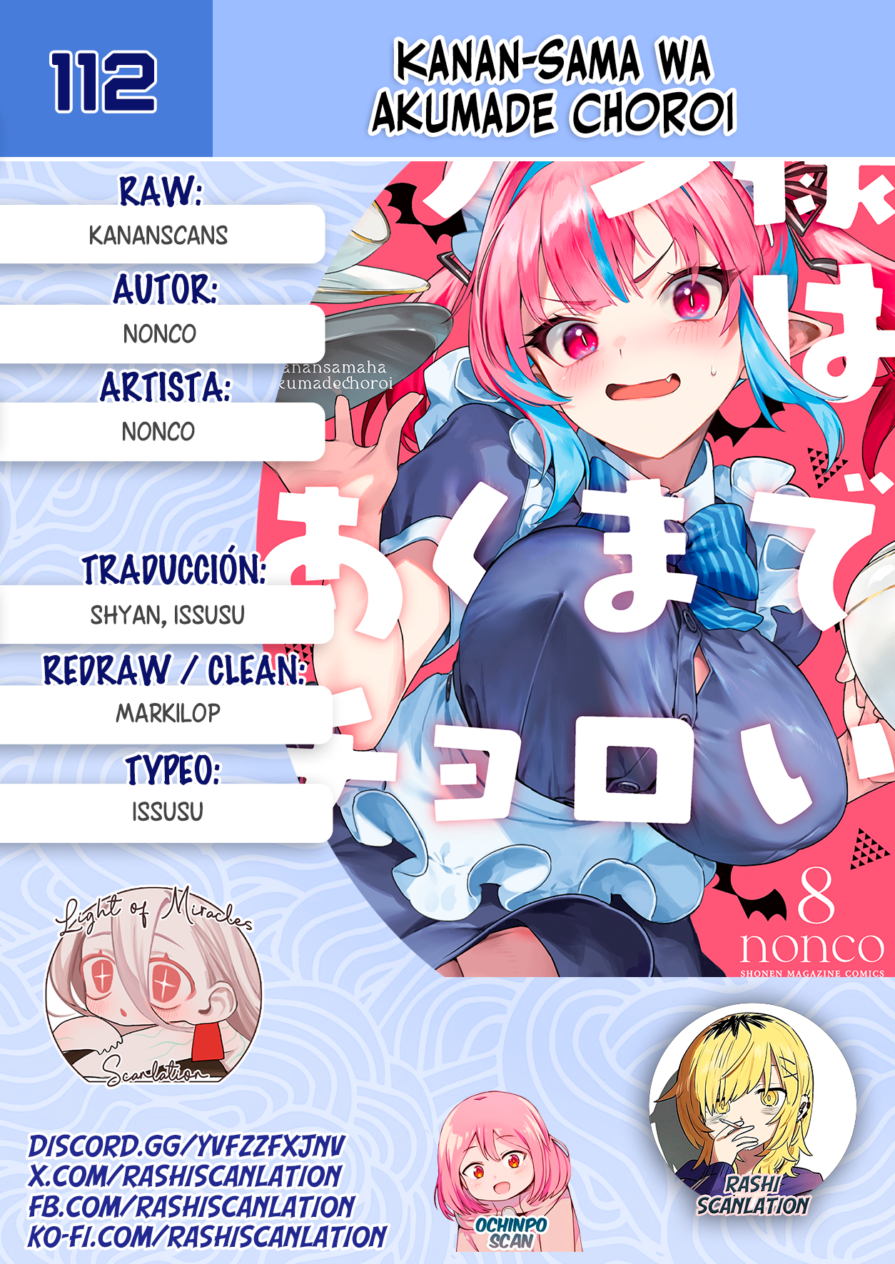 Read Kanan-sama wa Akumade Choroi es Manga Online