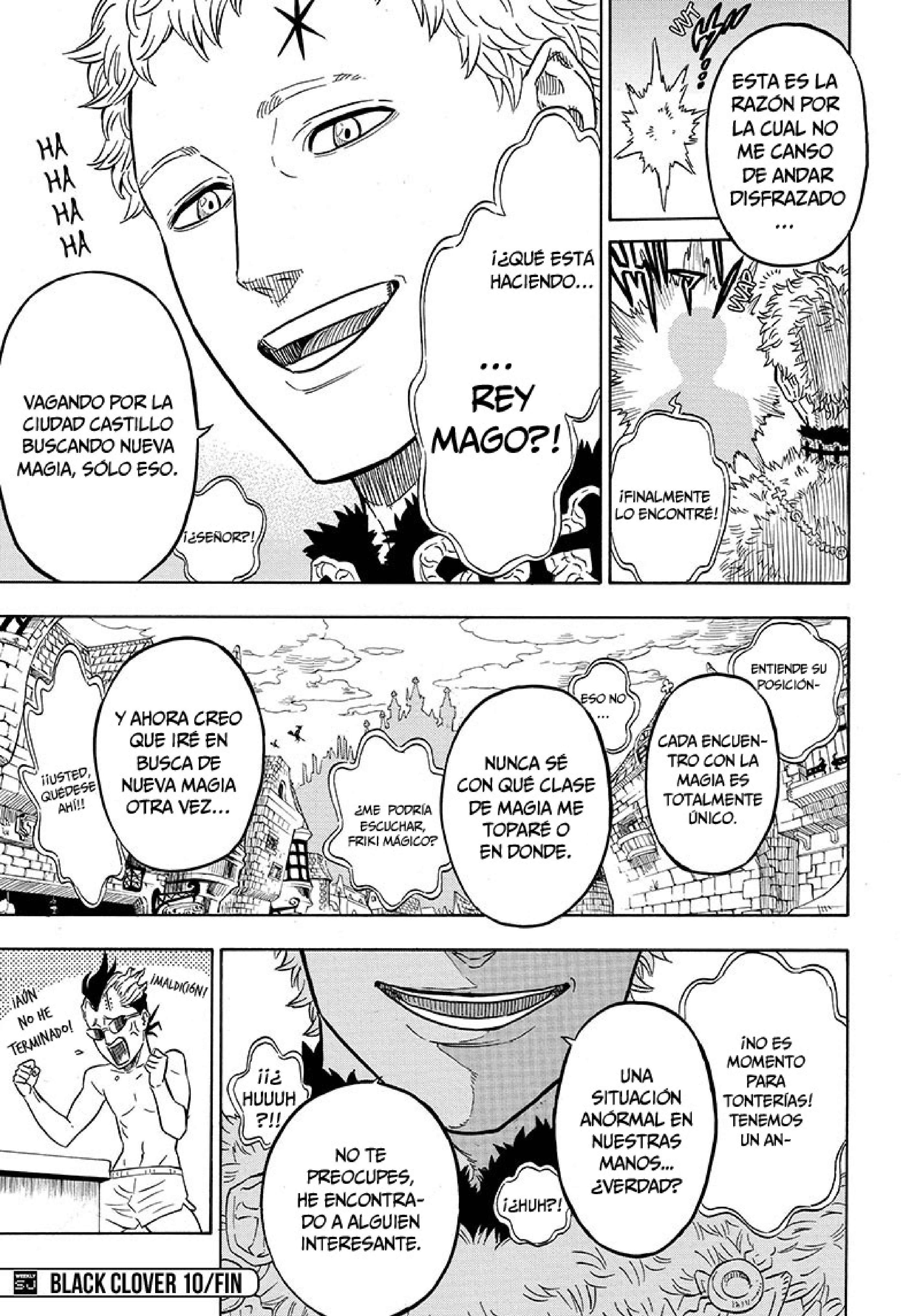 Read black Clover es Manga Online