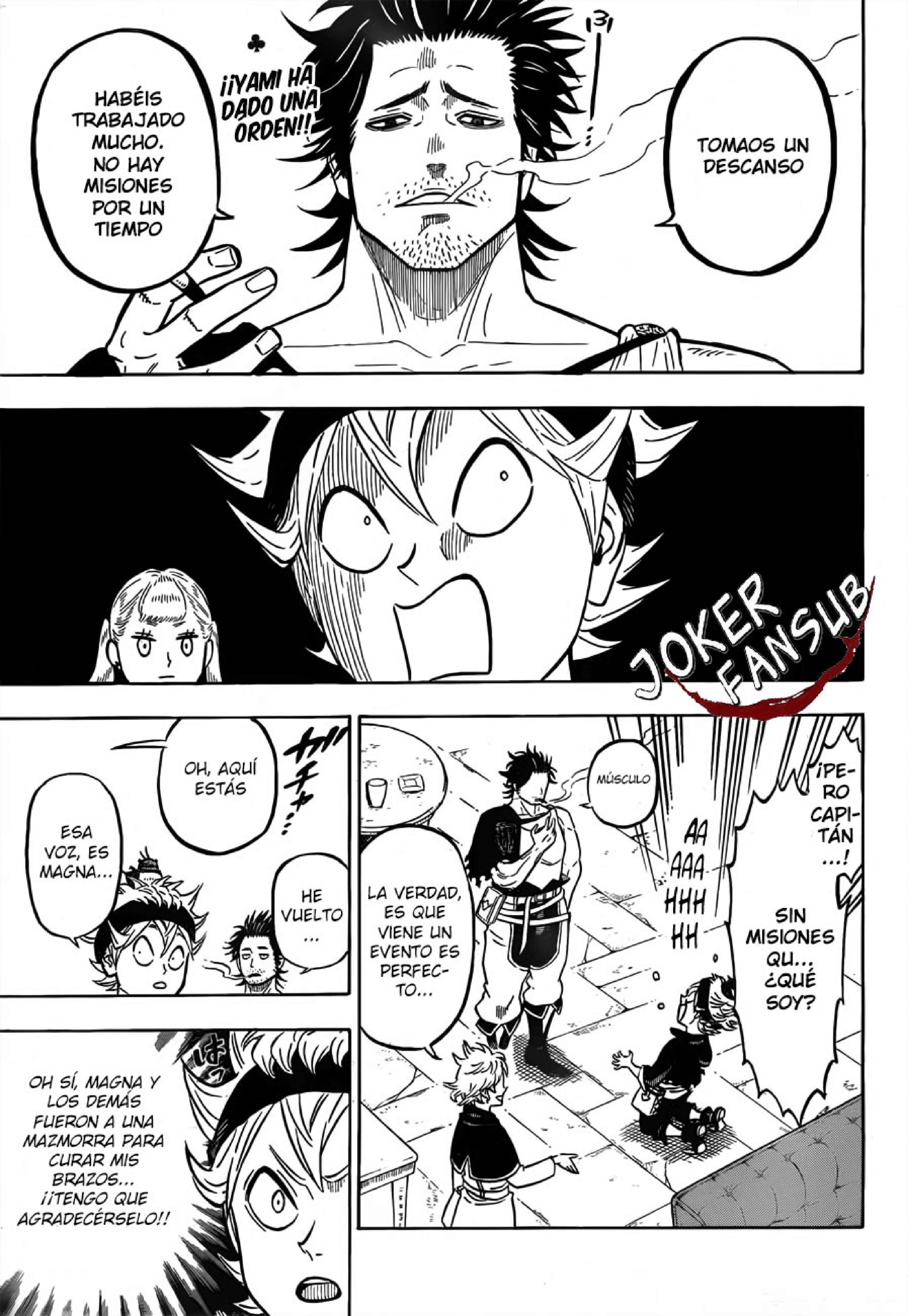 Read black Clover es Manga Online