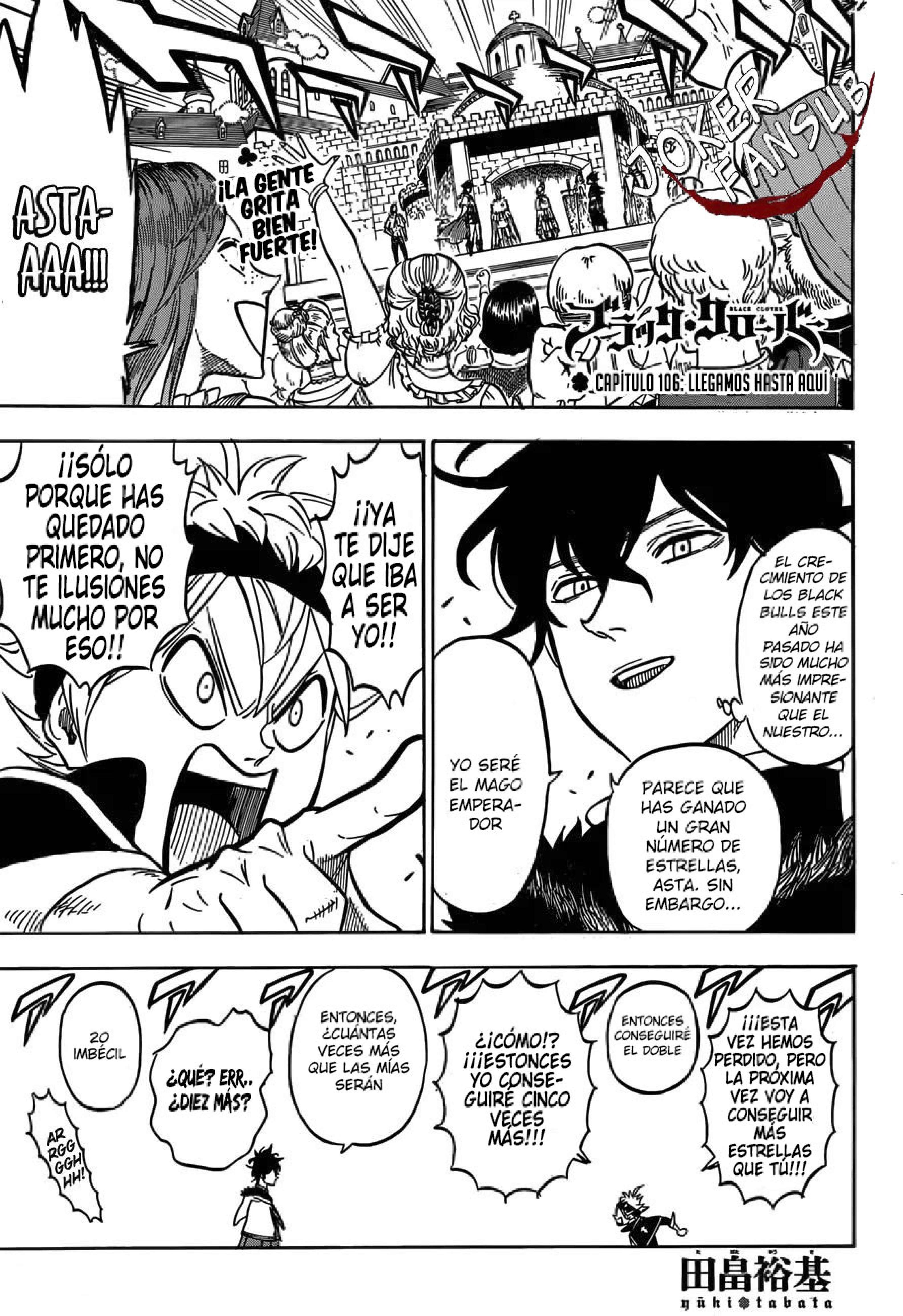 Read black Clover es Manga Online