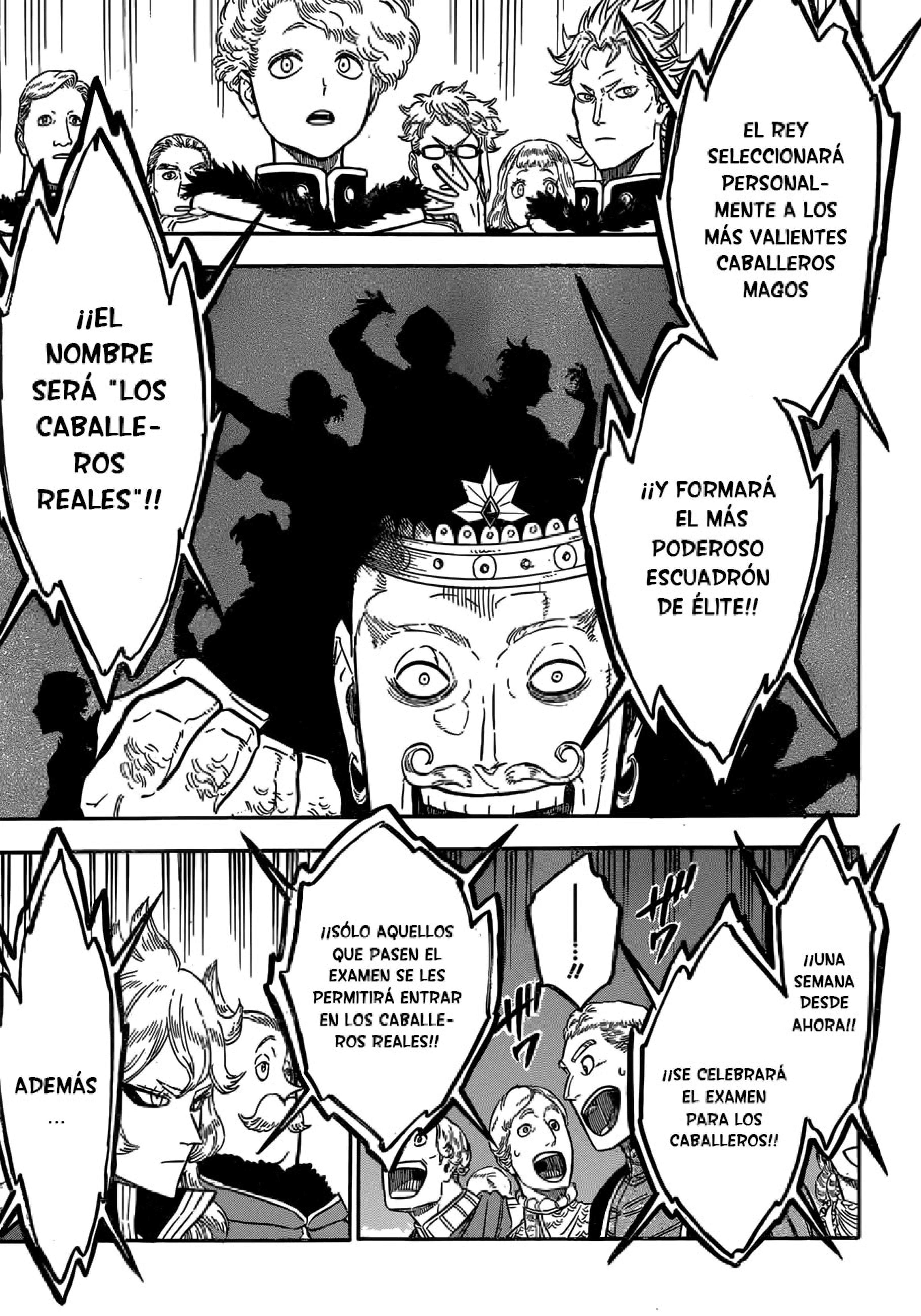 Read black Clover es Manga Online