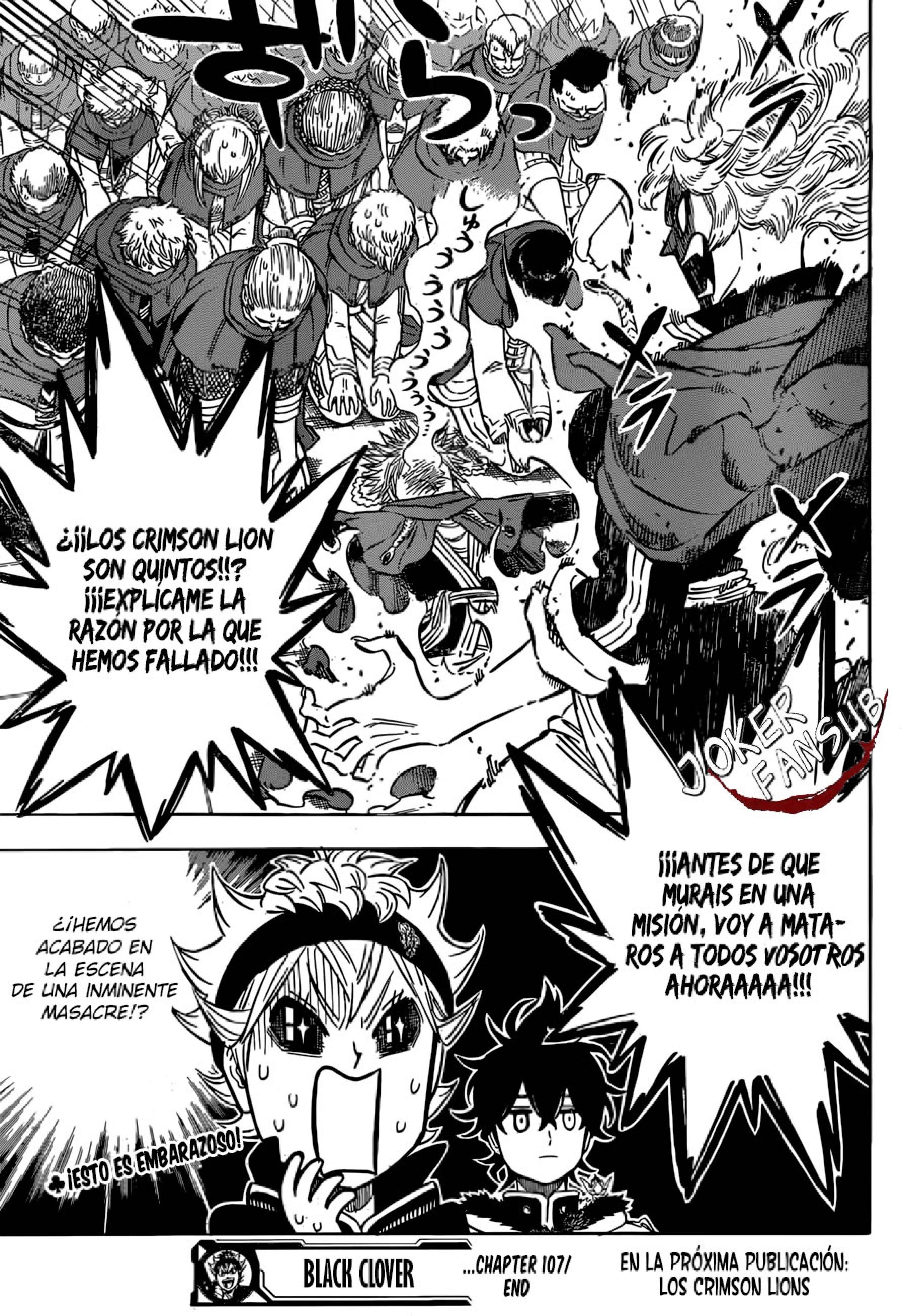 Read black Clover es Manga Online