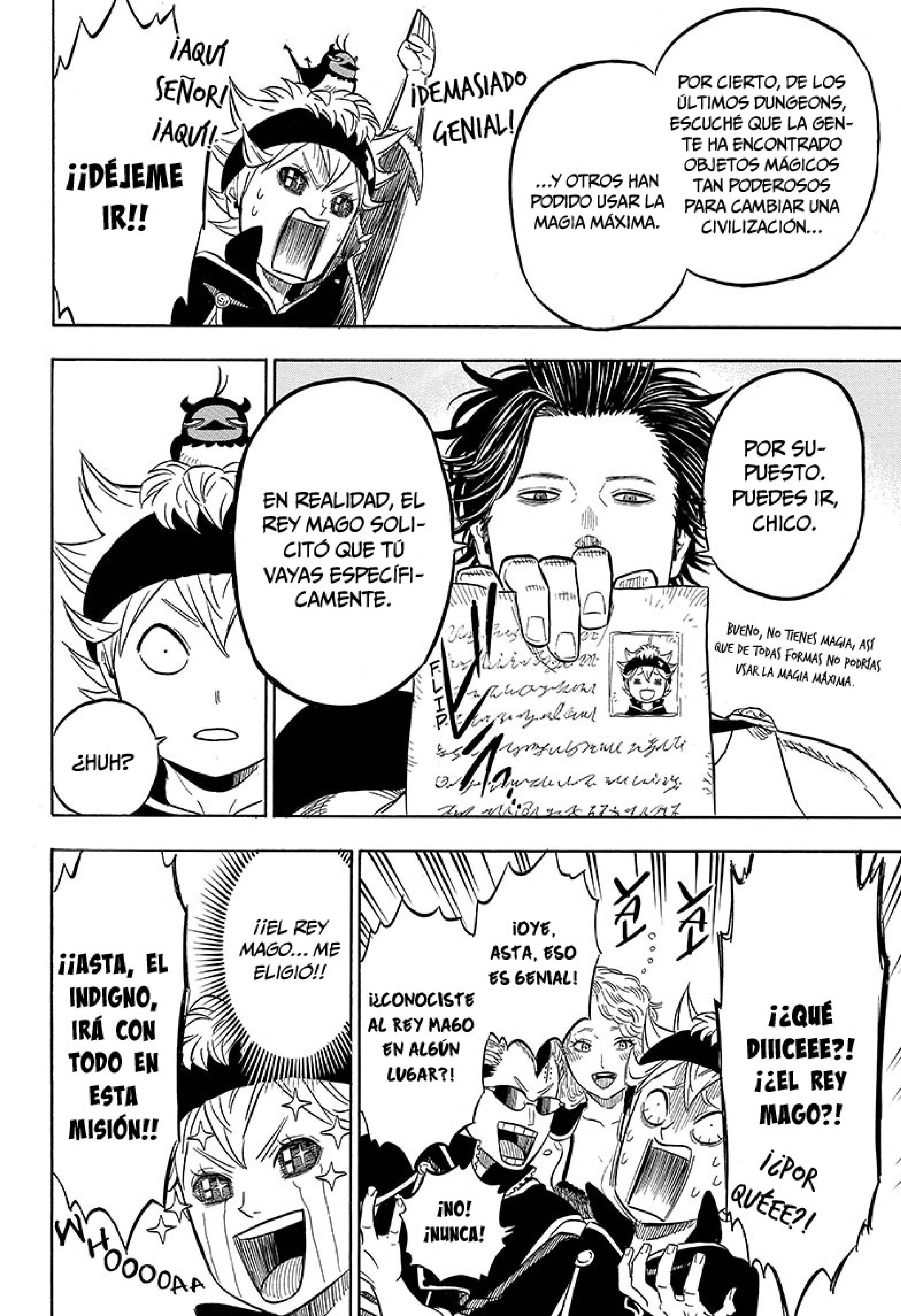 Read black Clover es Manga Online