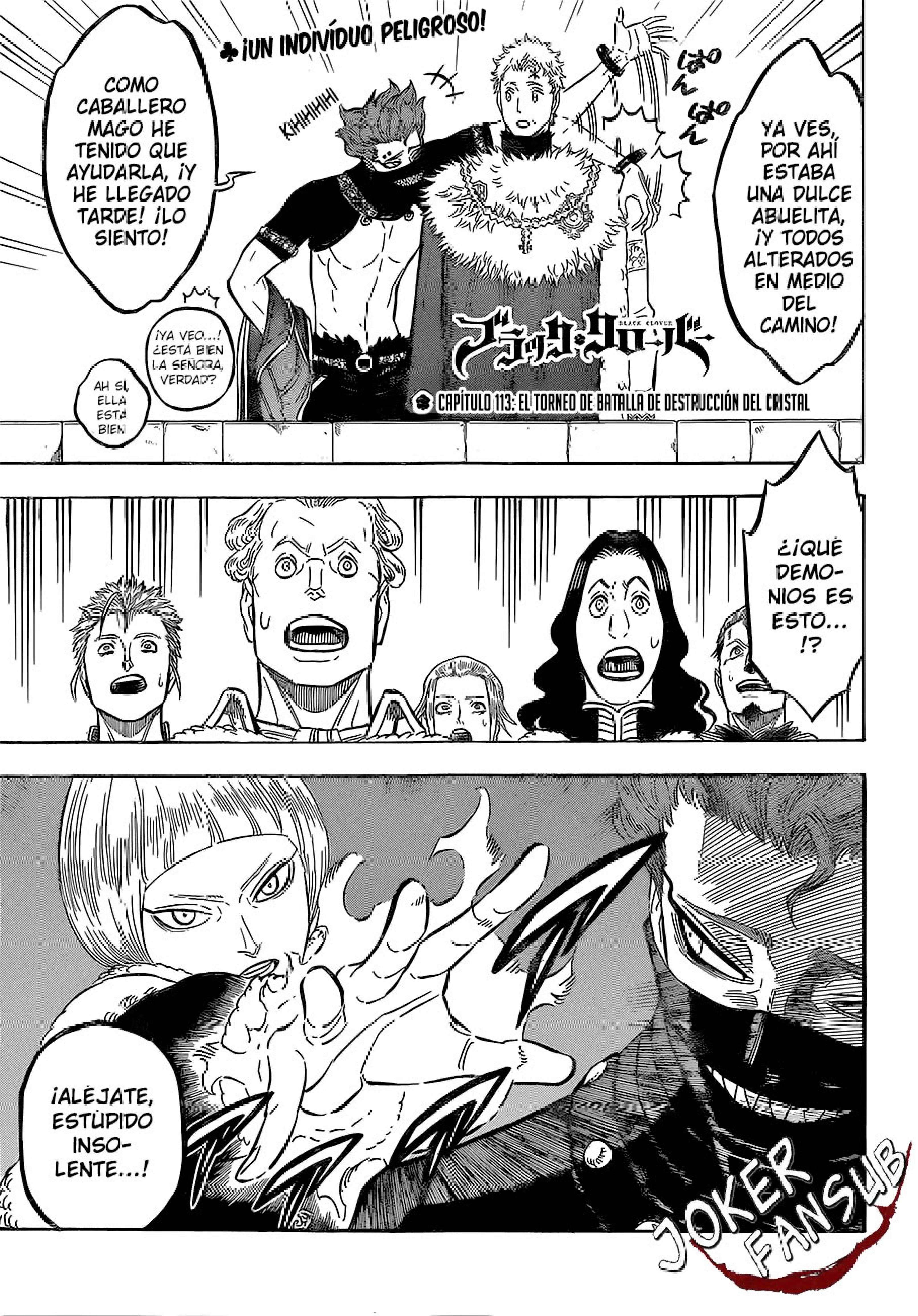 Read black Clover es Manga Online