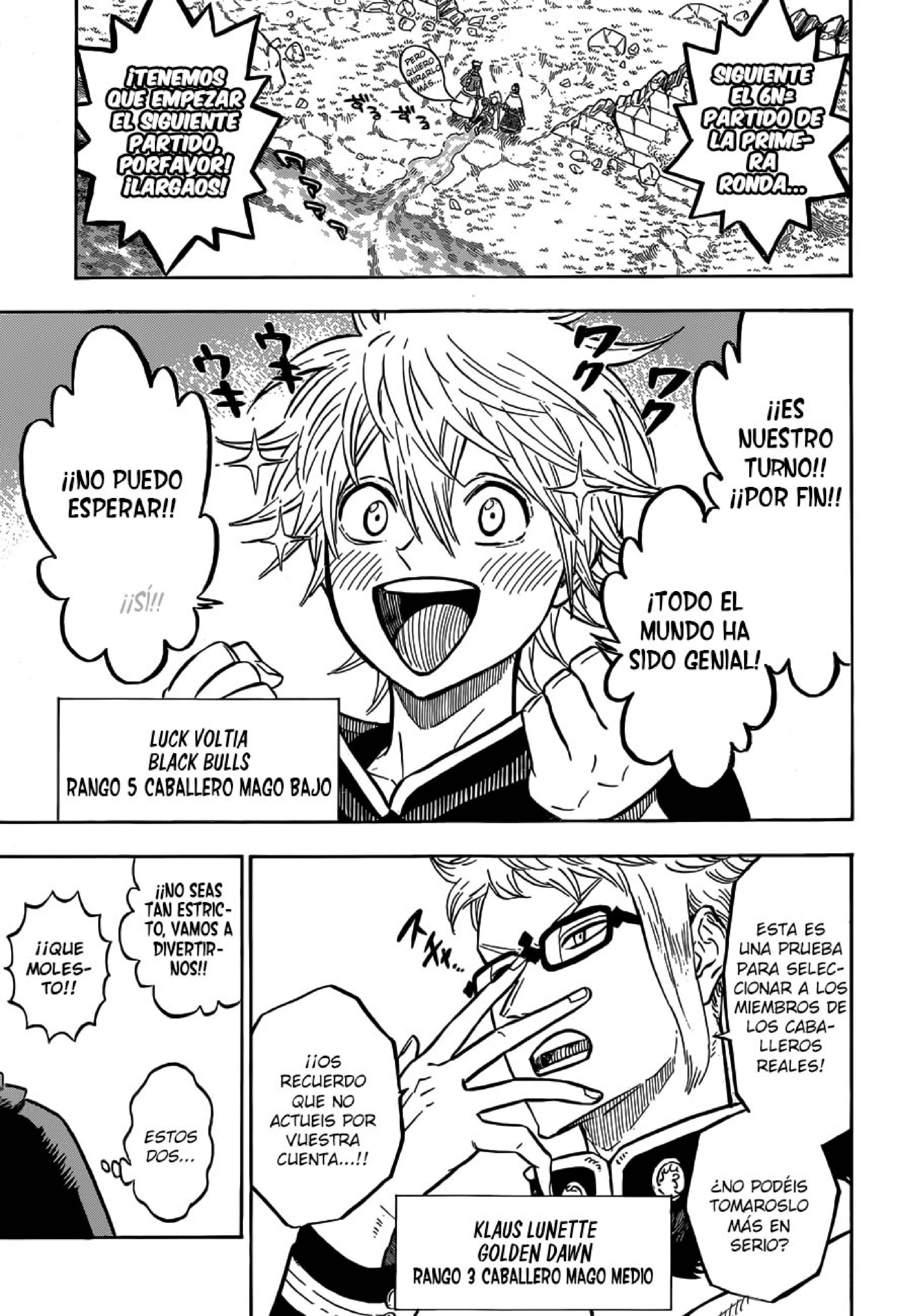Read black Clover es Manga Online