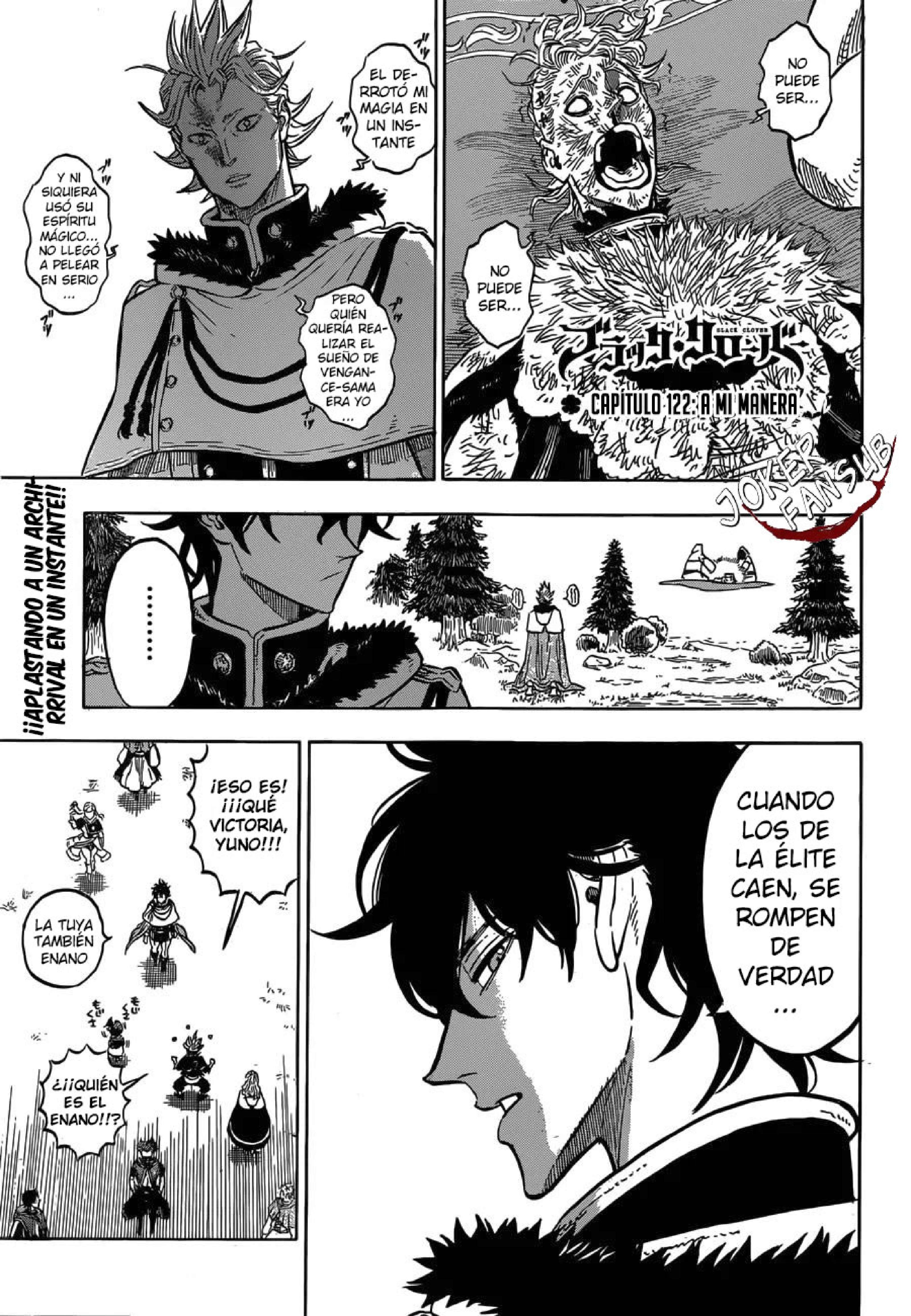 Read black Clover es Manga Online