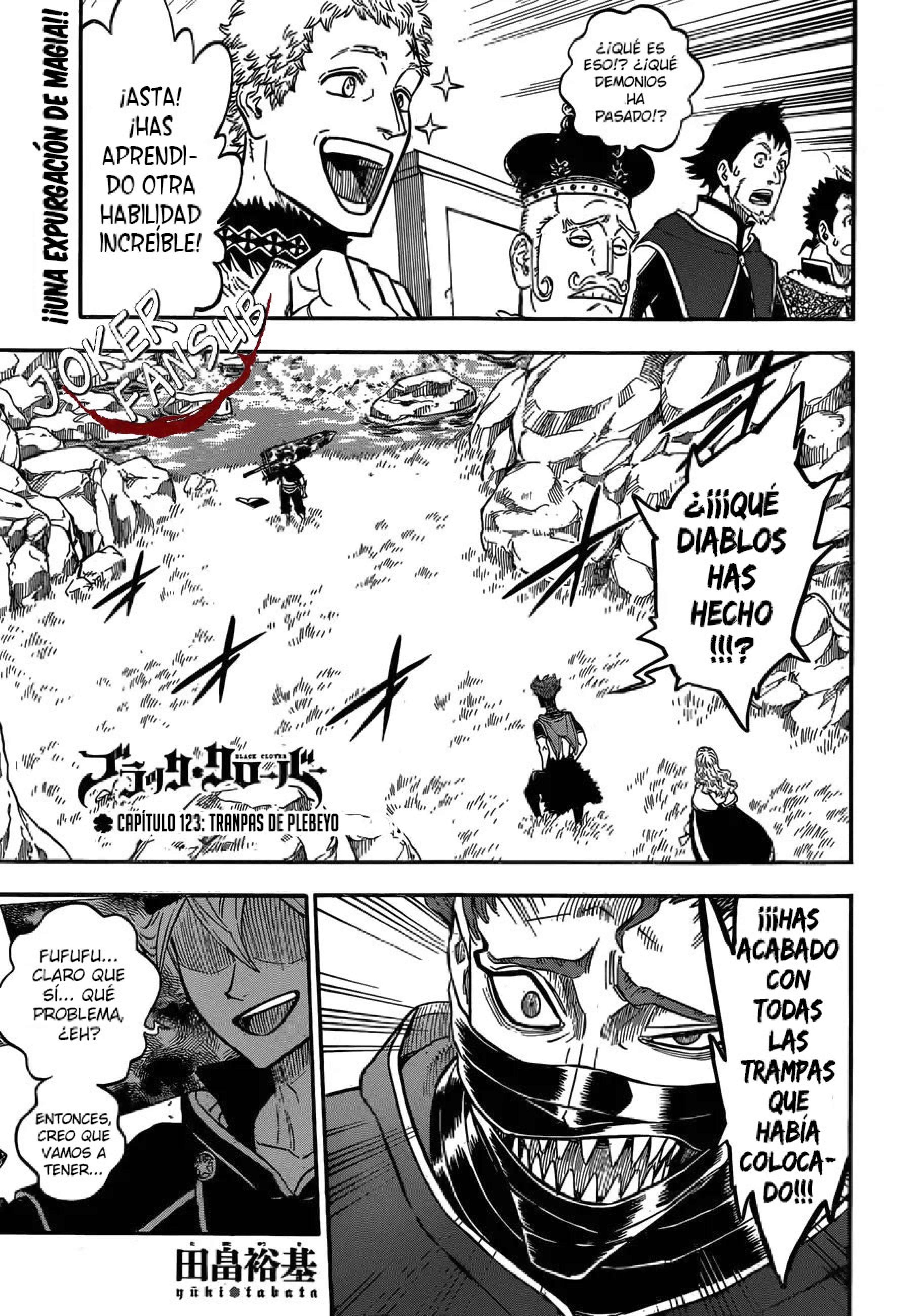 Read black Clover es Manga Online