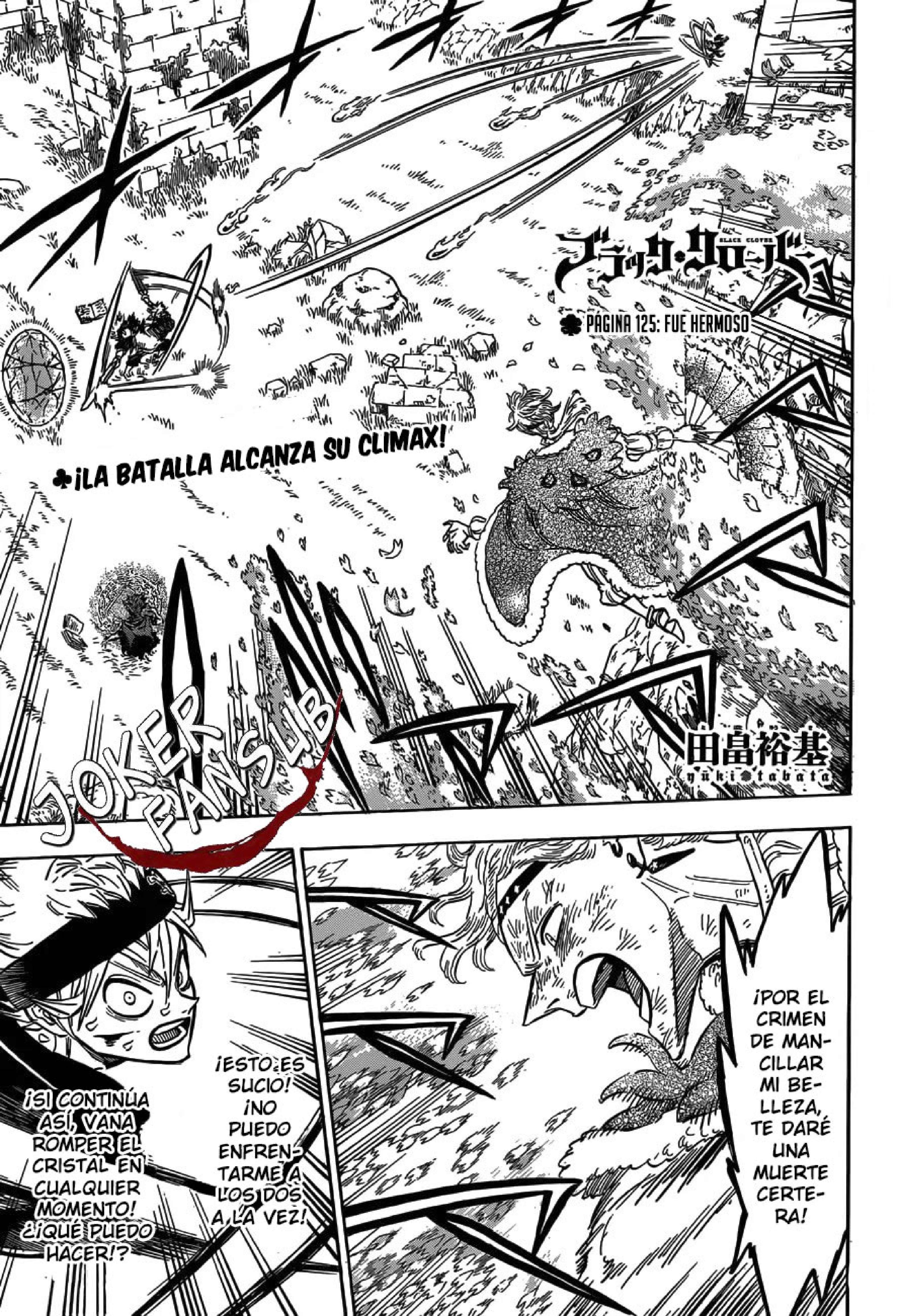 Read black Clover es Manga Online