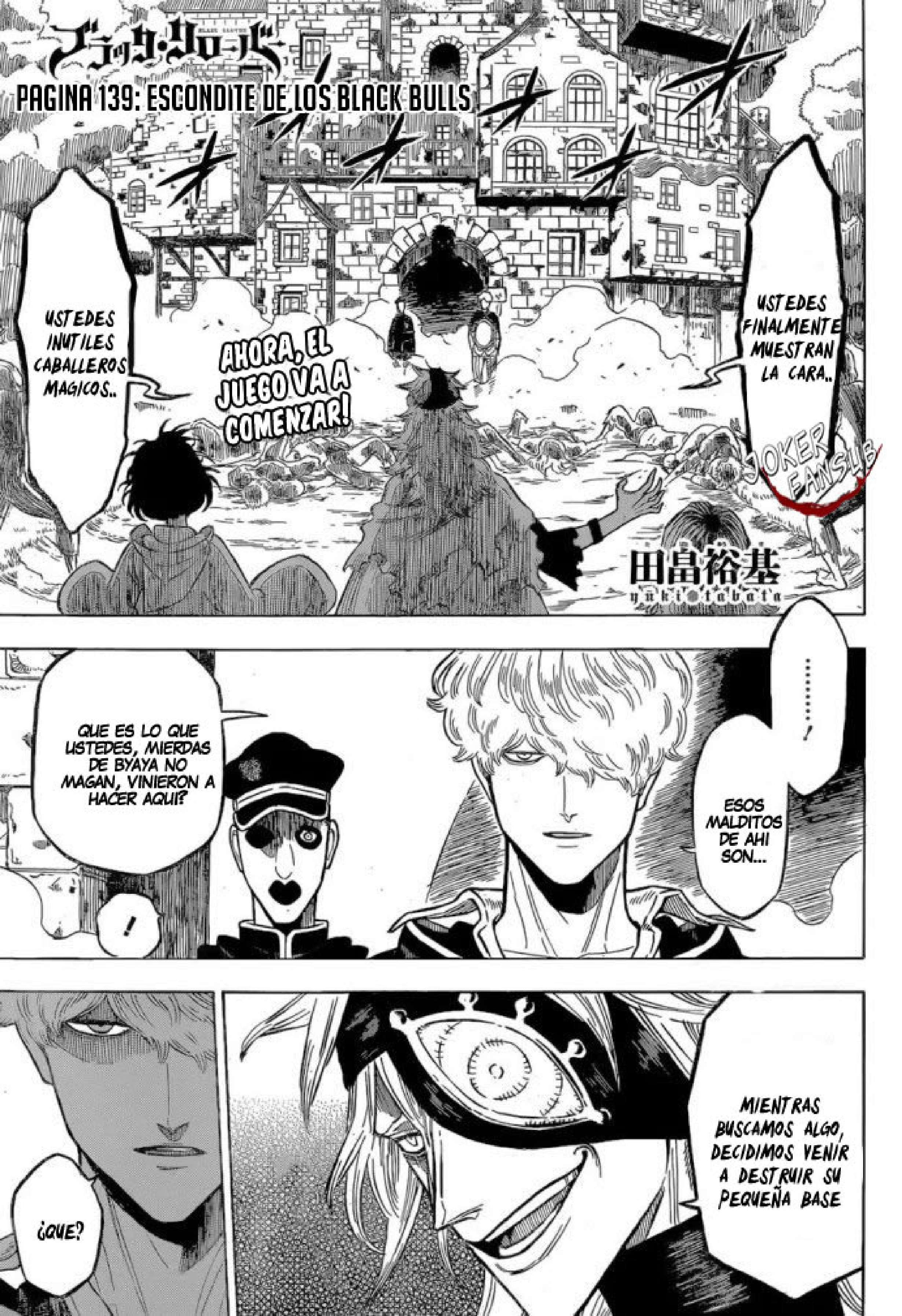 Read black Clover es Manga Online