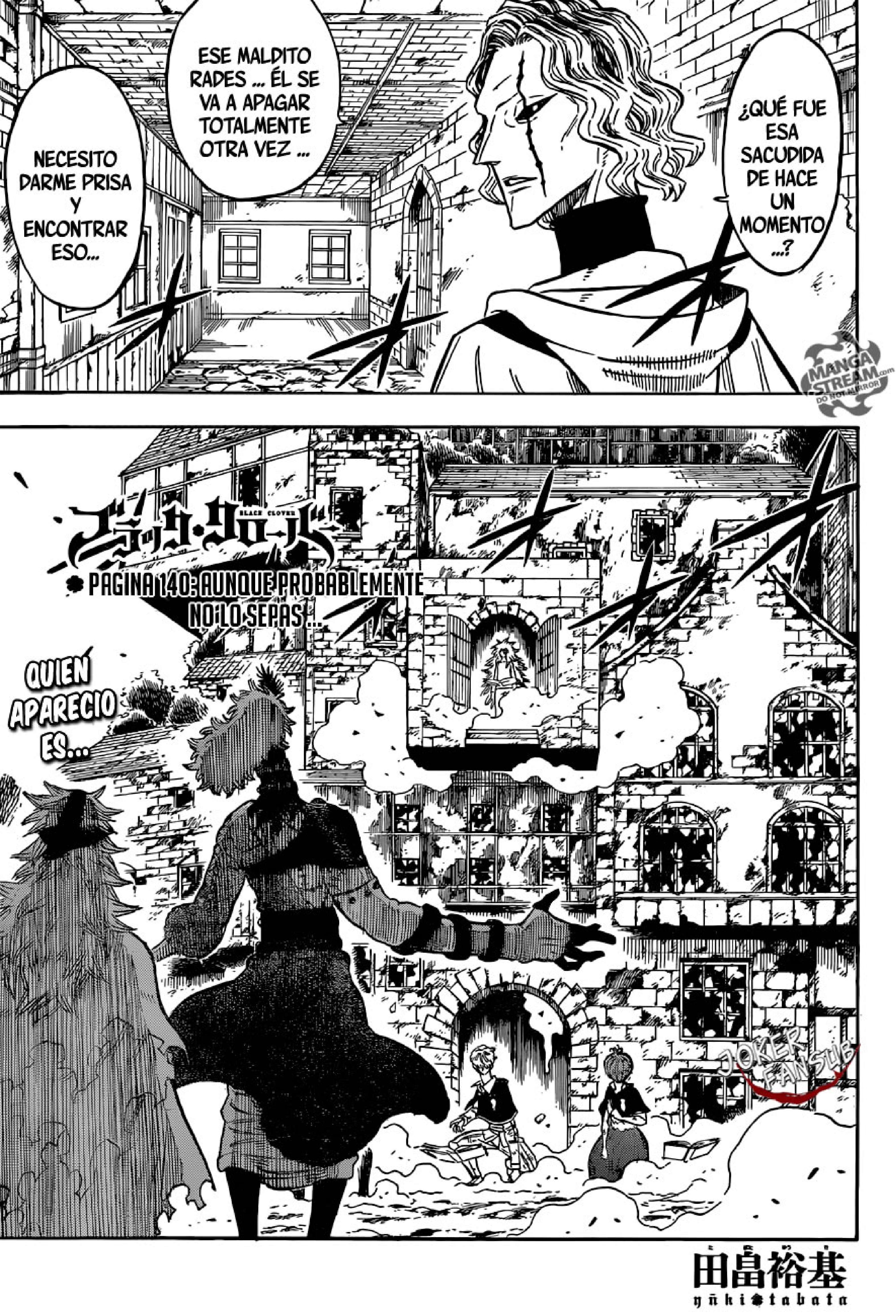 Read black Clover es Manga Online