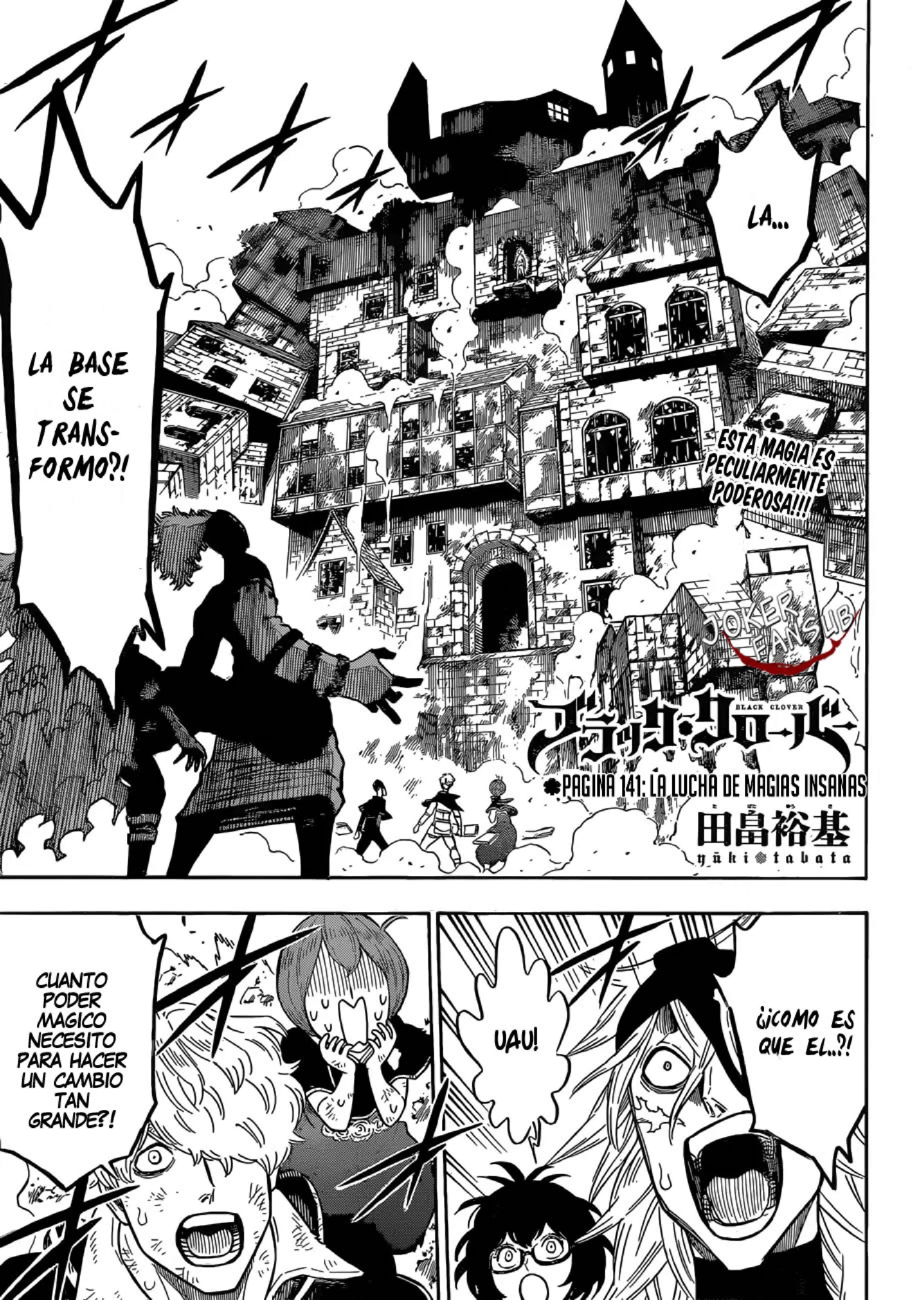 Read black Clover es Manga Online
