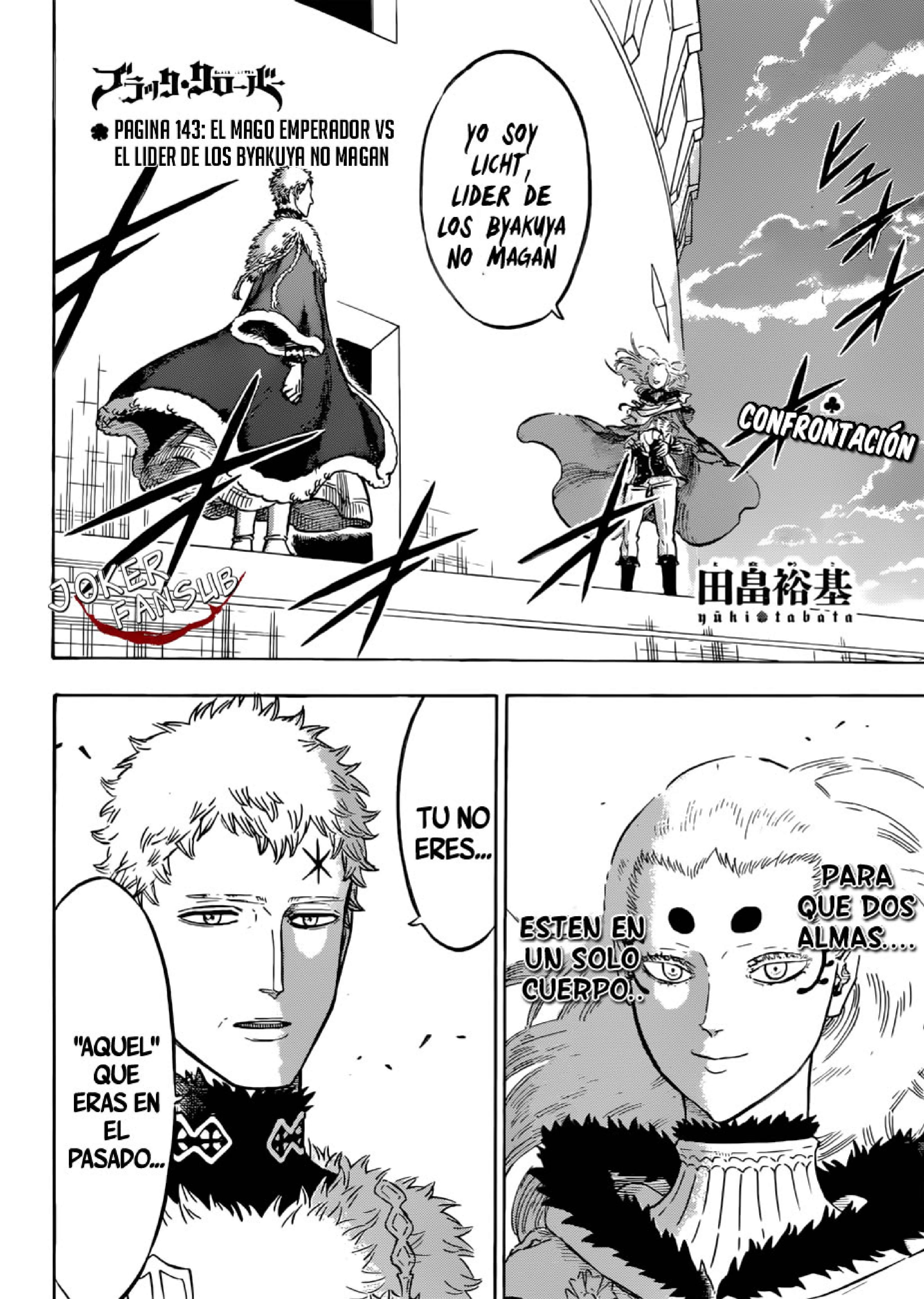 Read black Clover es Manga Online