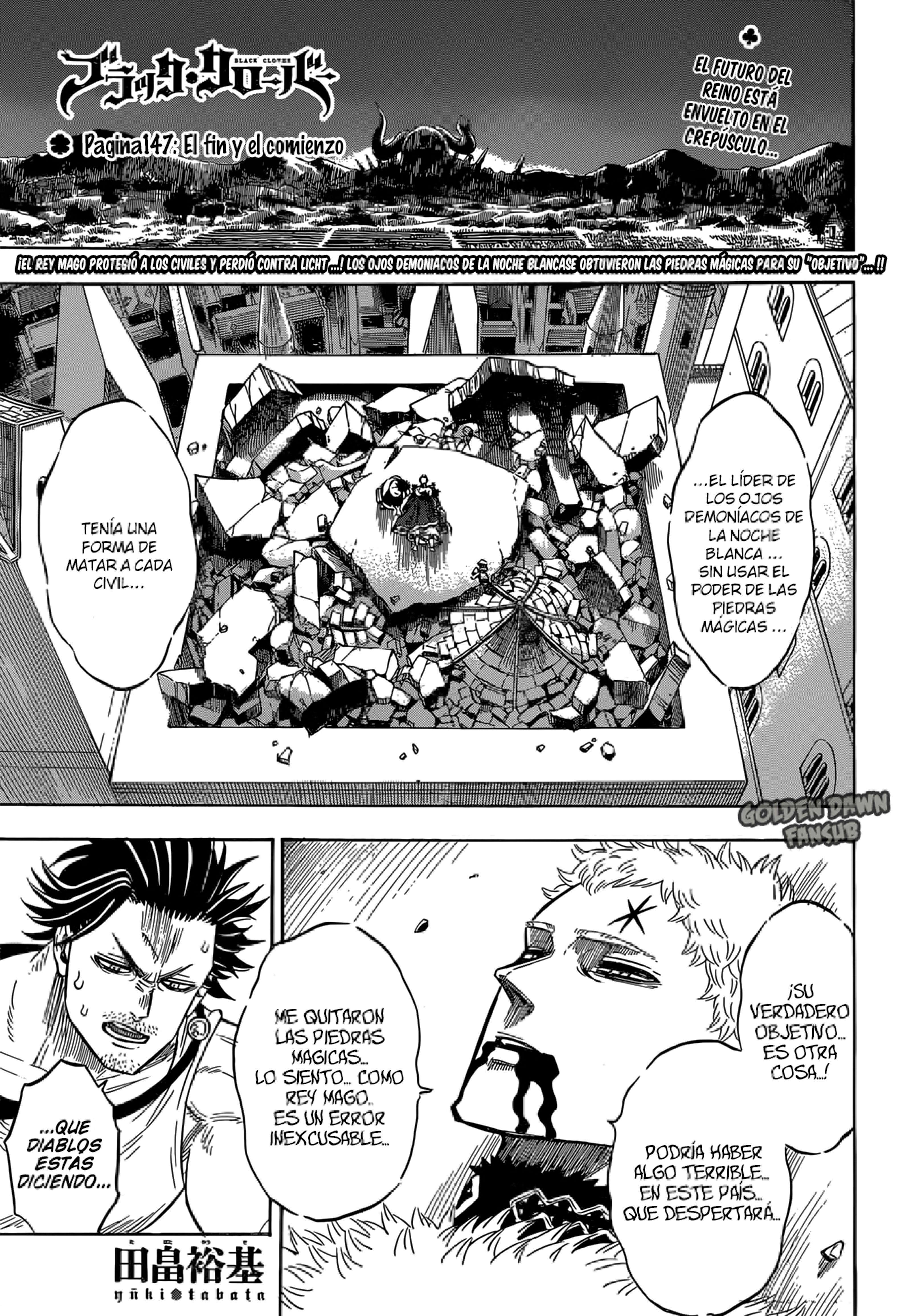 Read black Clover es Manga Online