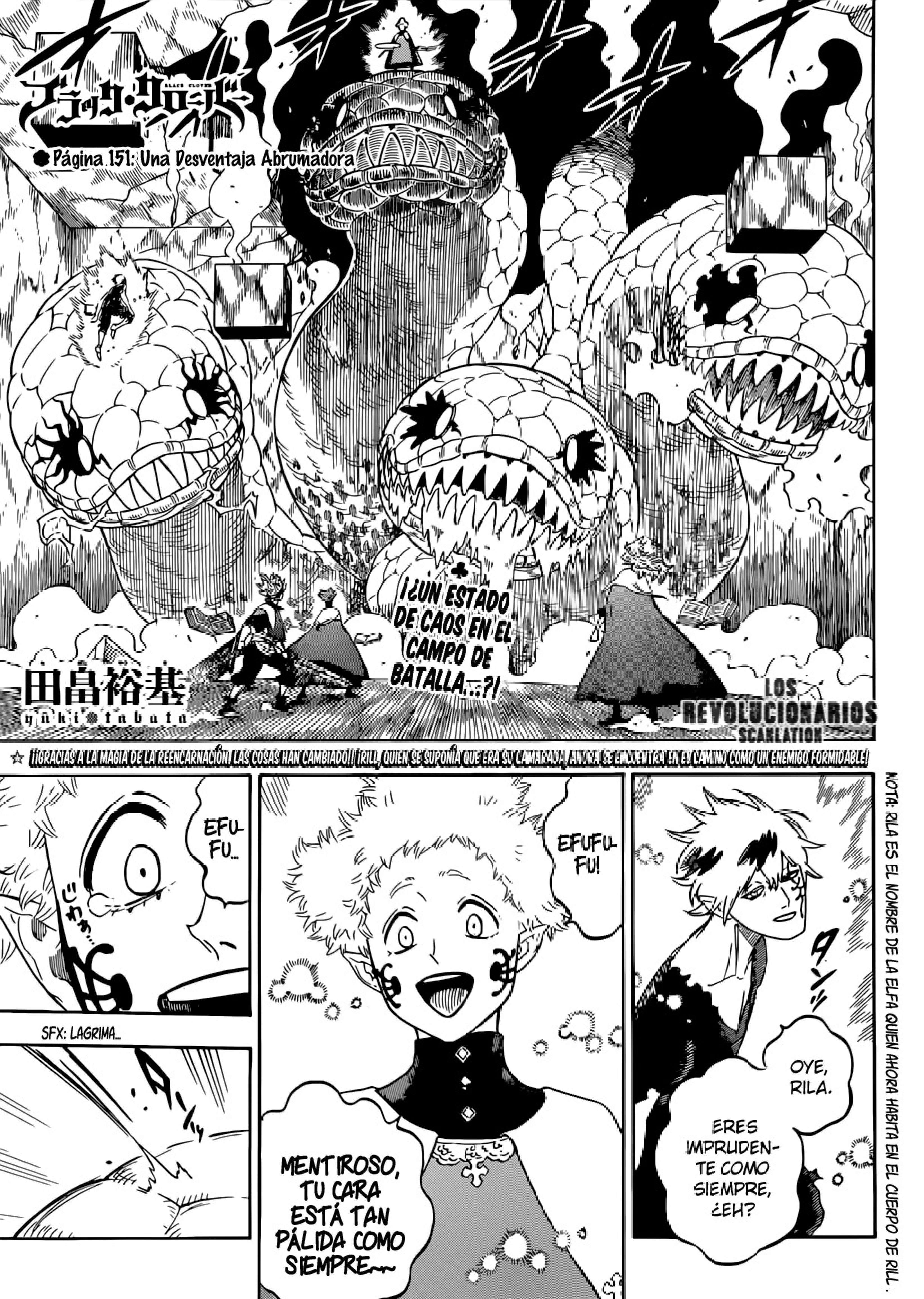 Read black Clover es Manga Online