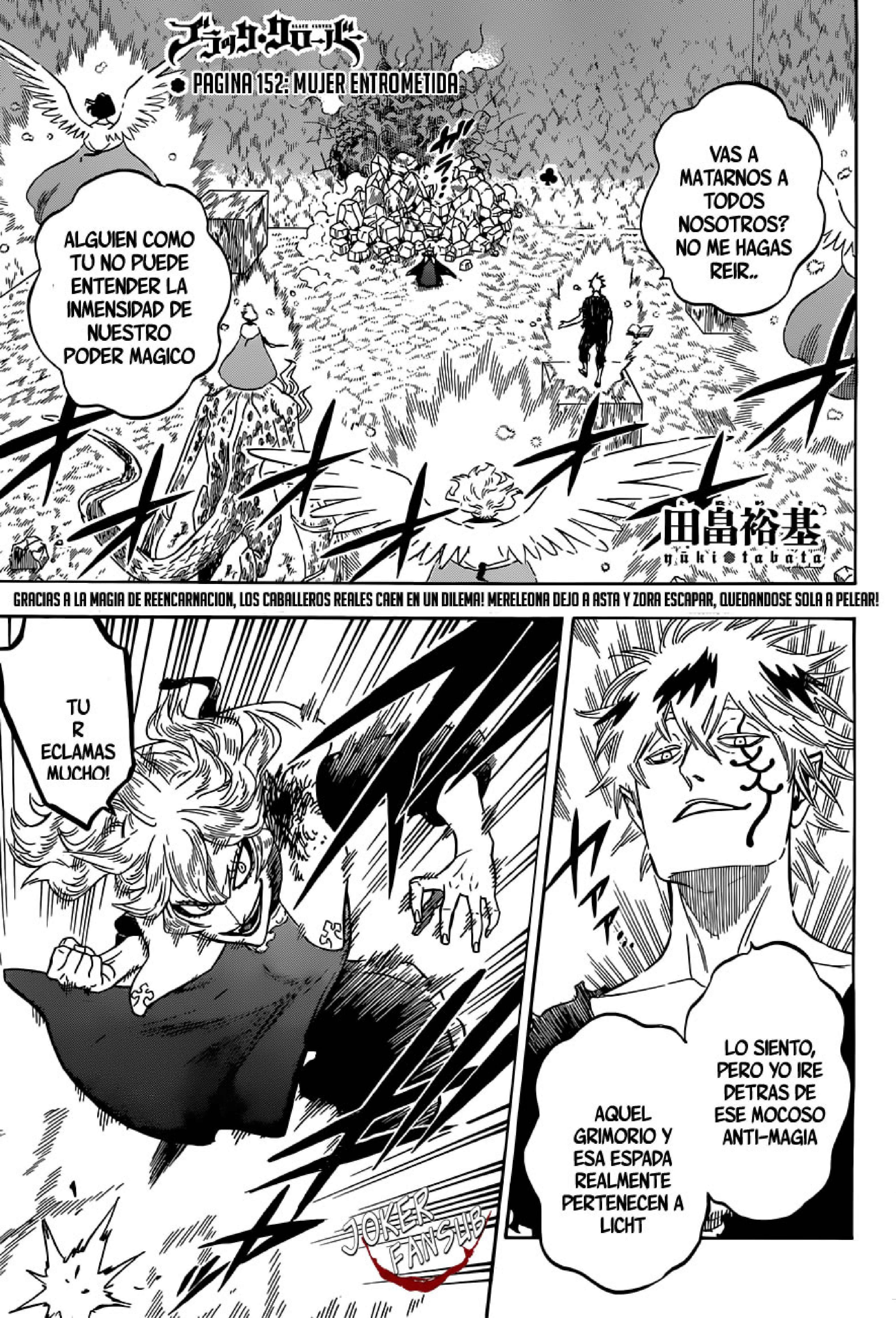 Read black Clover es Manga Online