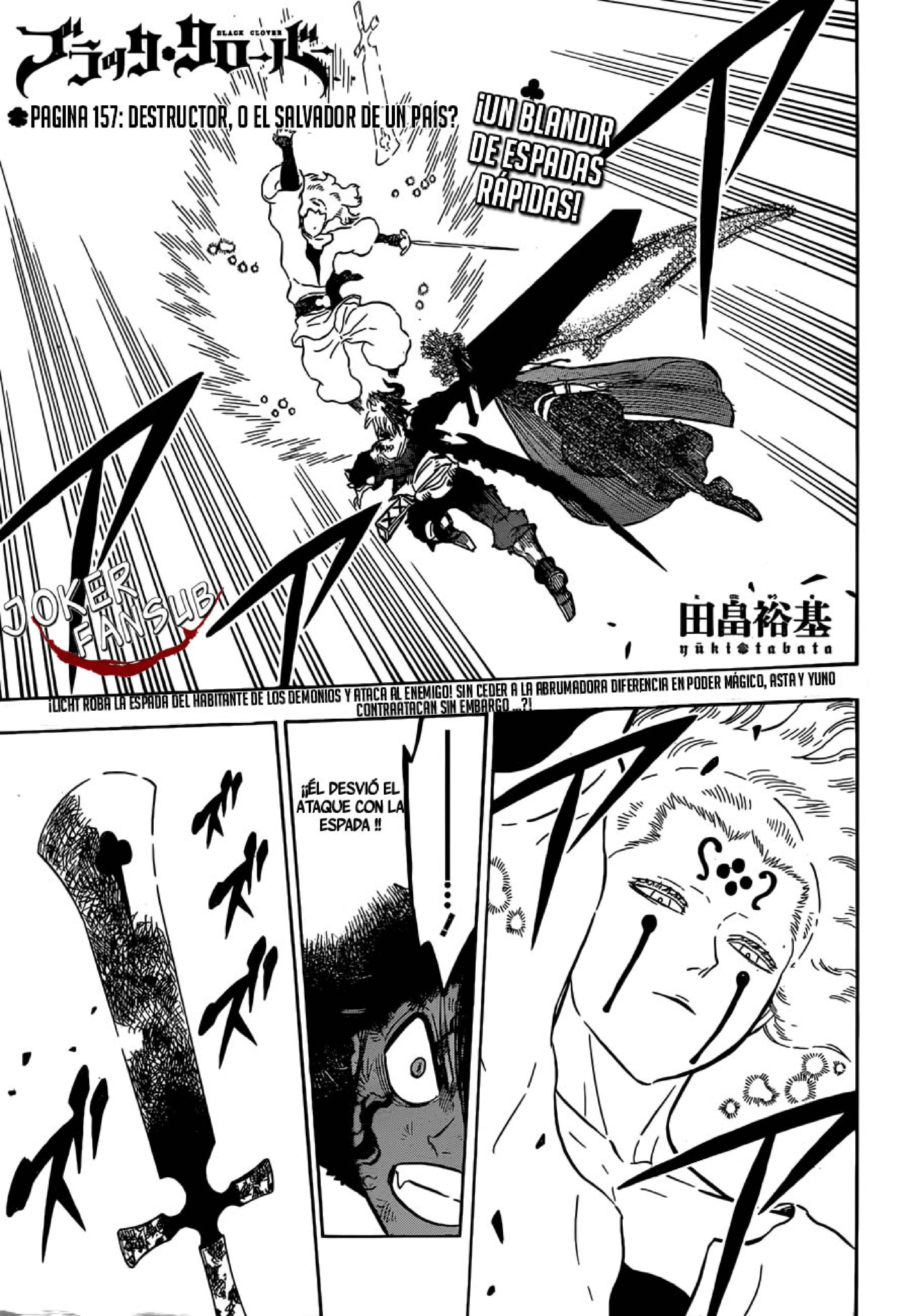 Read black Clover es Manga Online