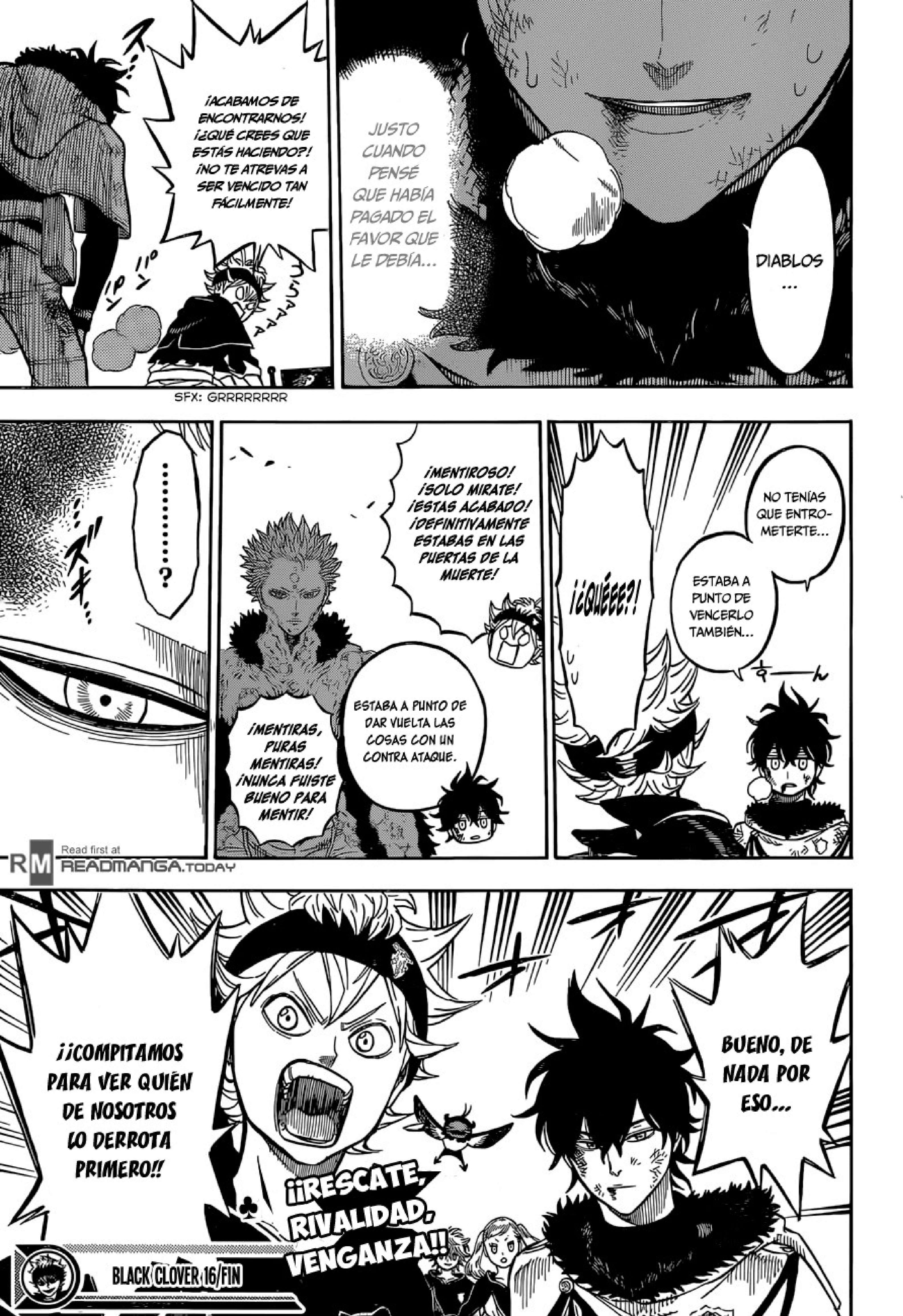 Read black Clover es Manga Online