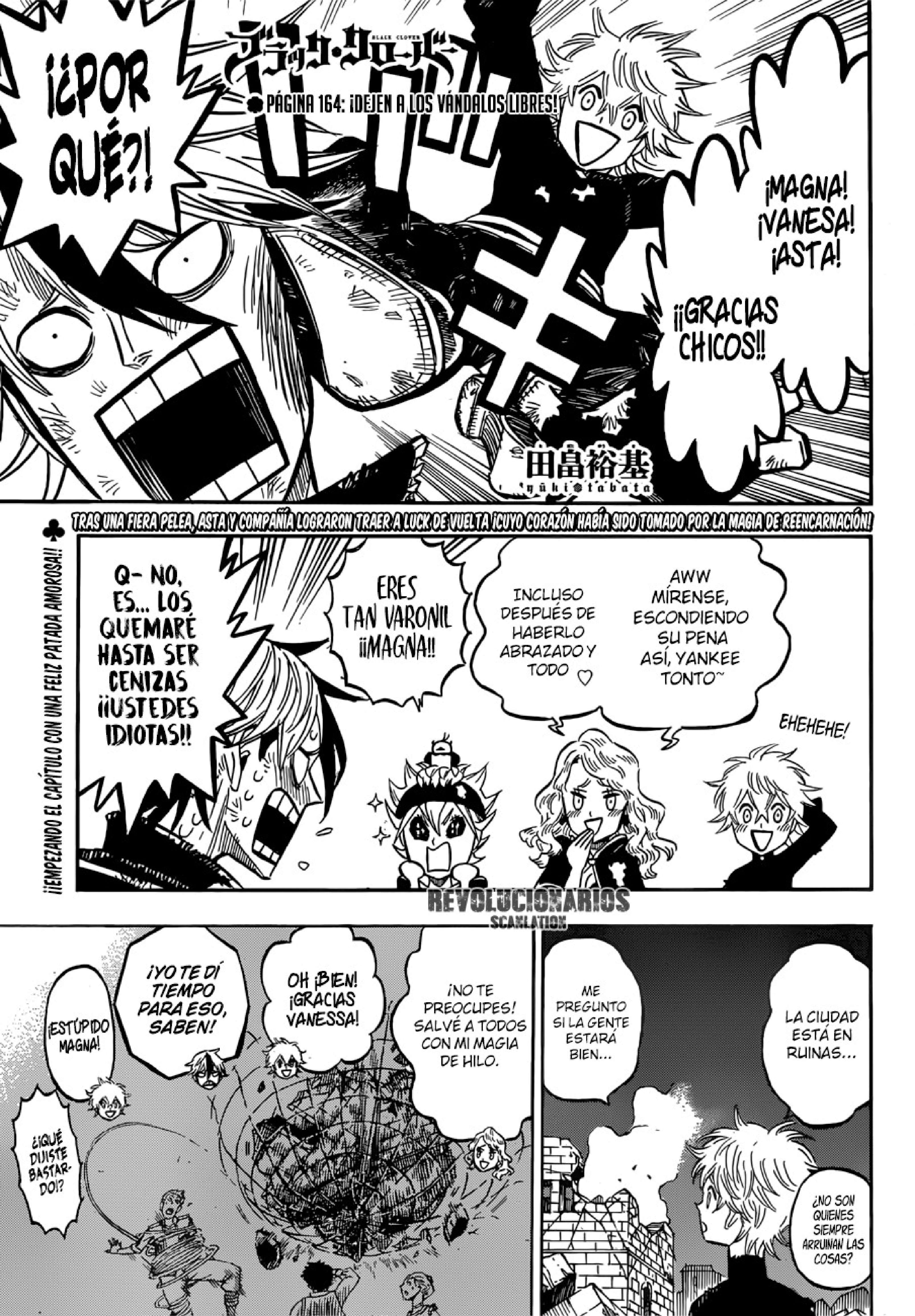 Read black Clover es Manga Online