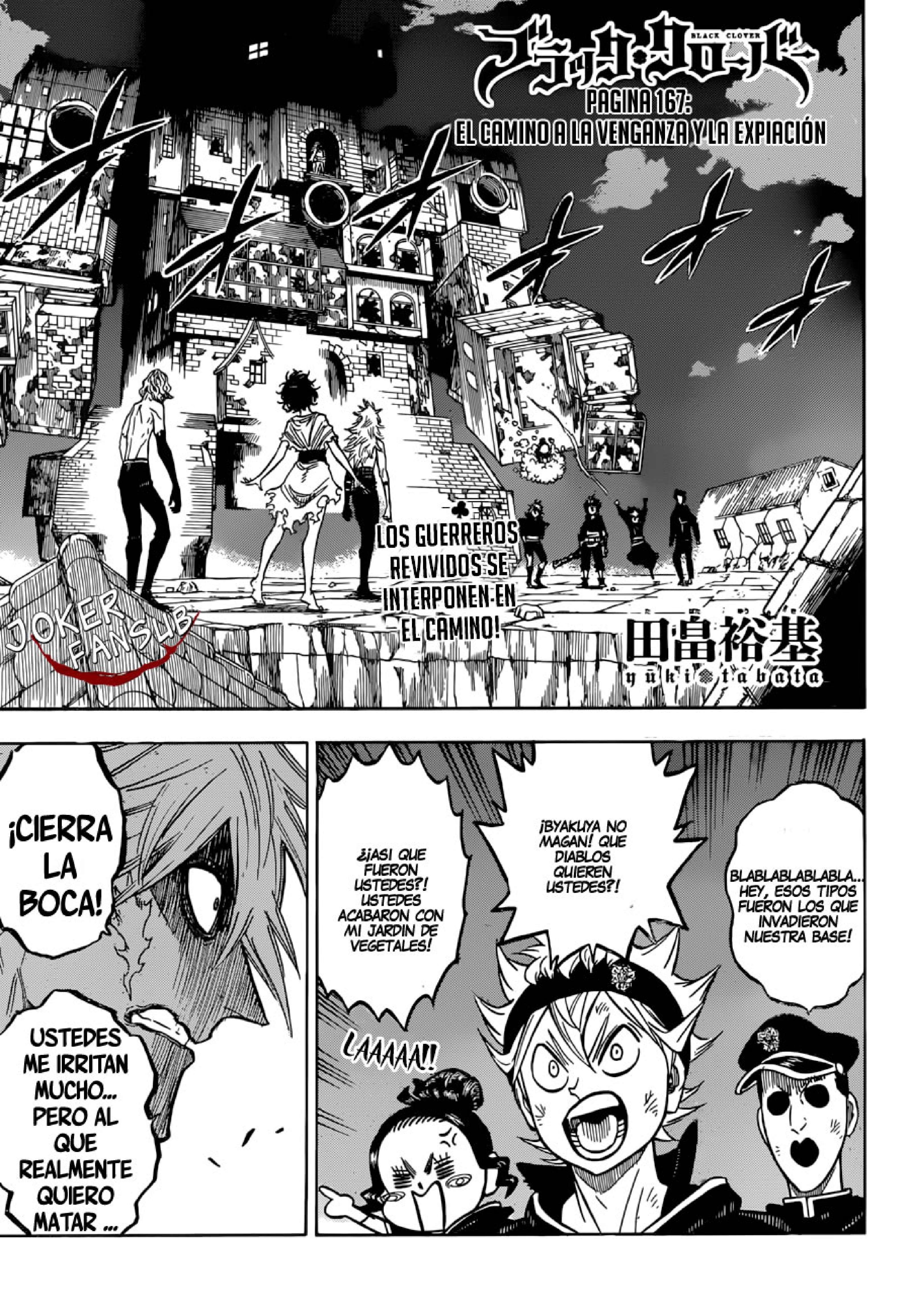 Read black Clover es Manga Online