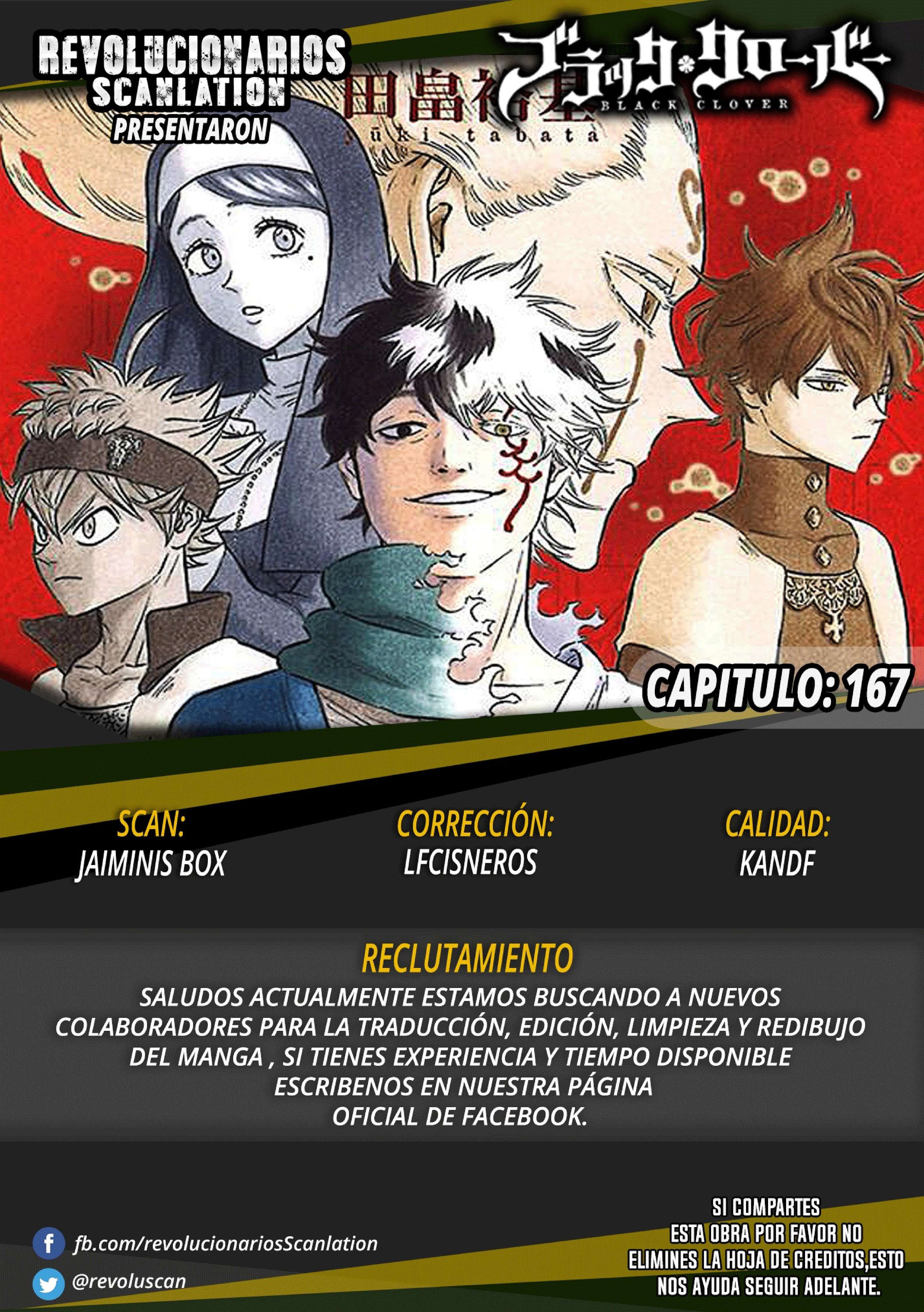 Read black Clover es Manga Online