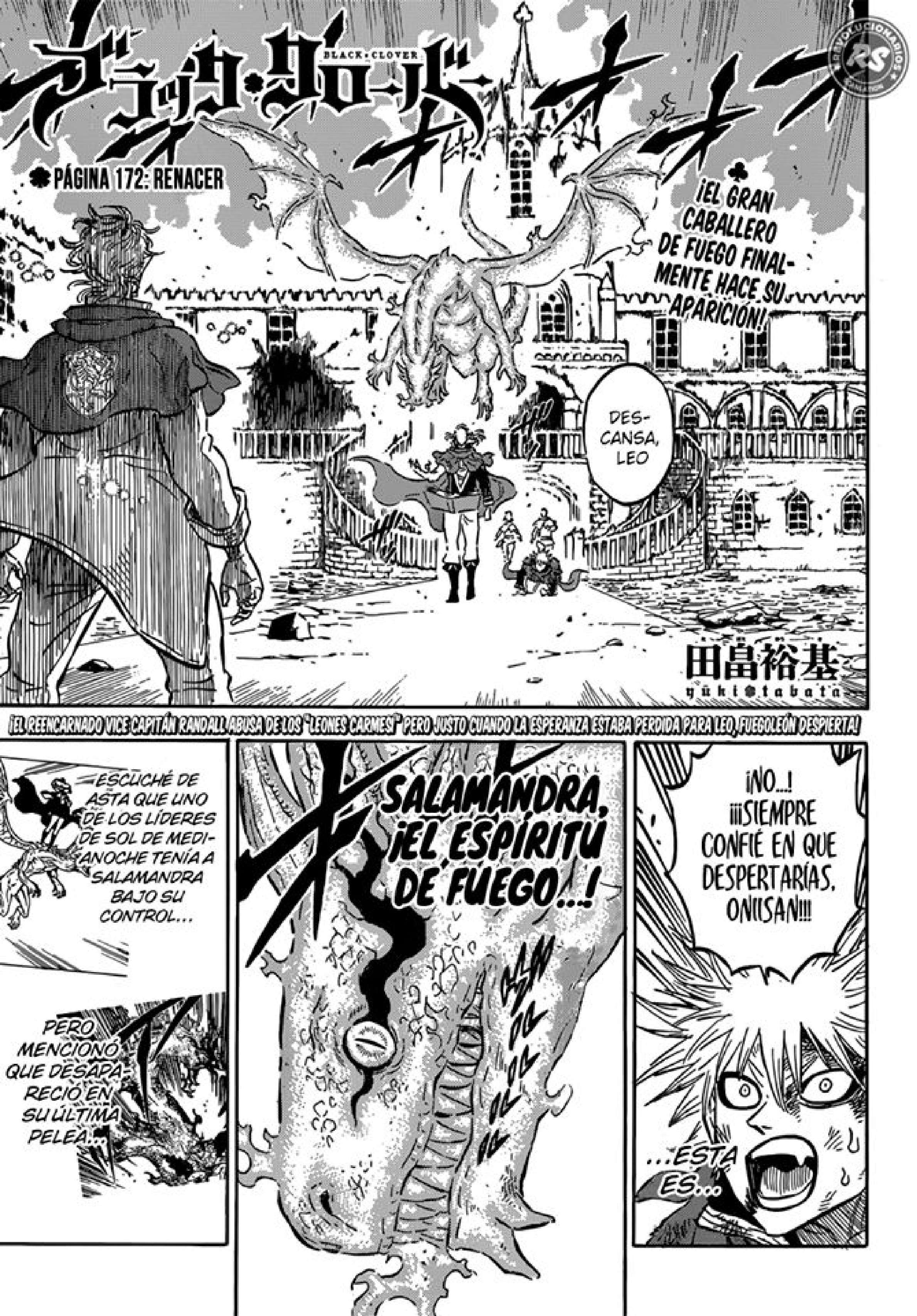Read black Clover es Manga Online