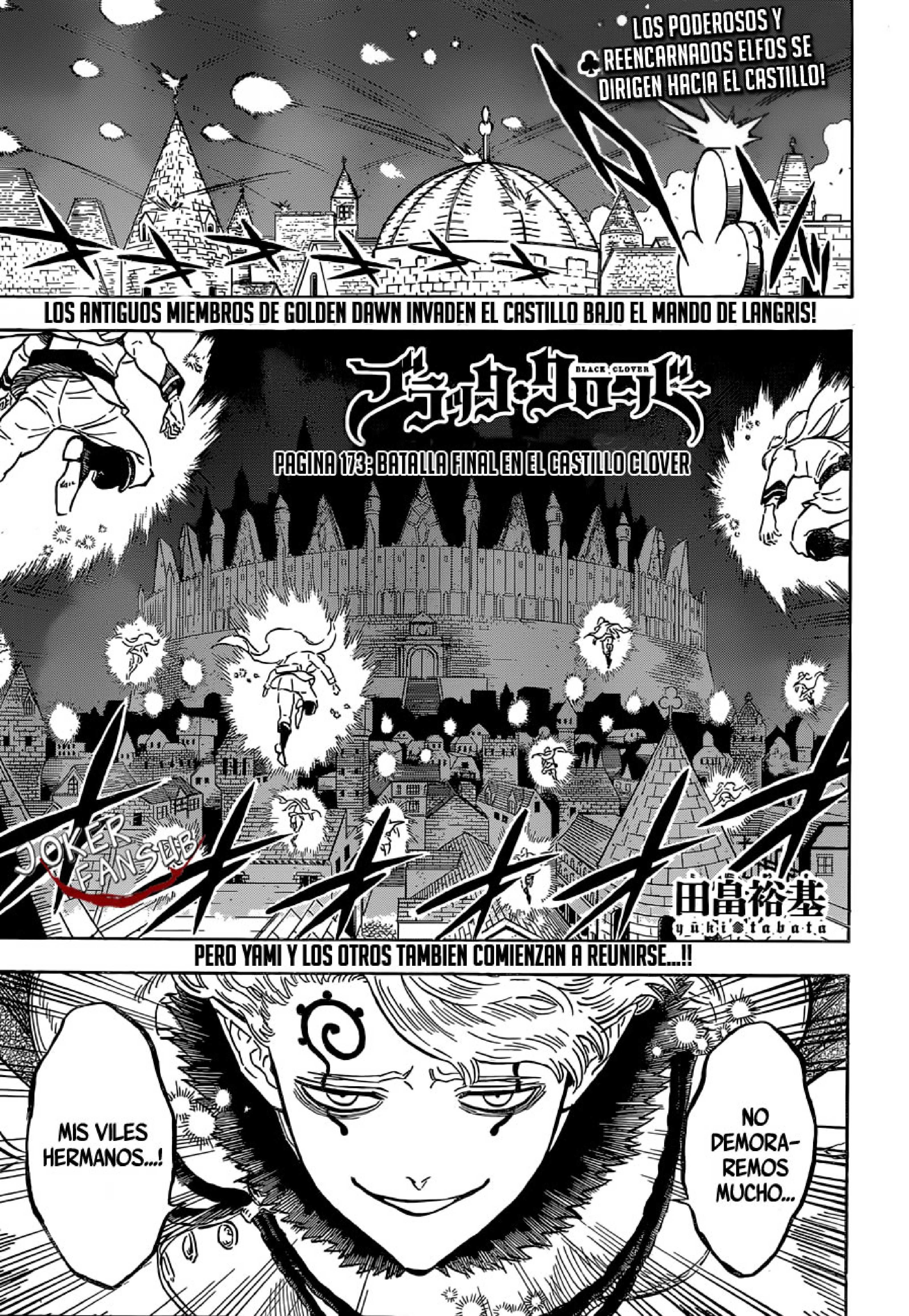 Read black Clover es Manga Online