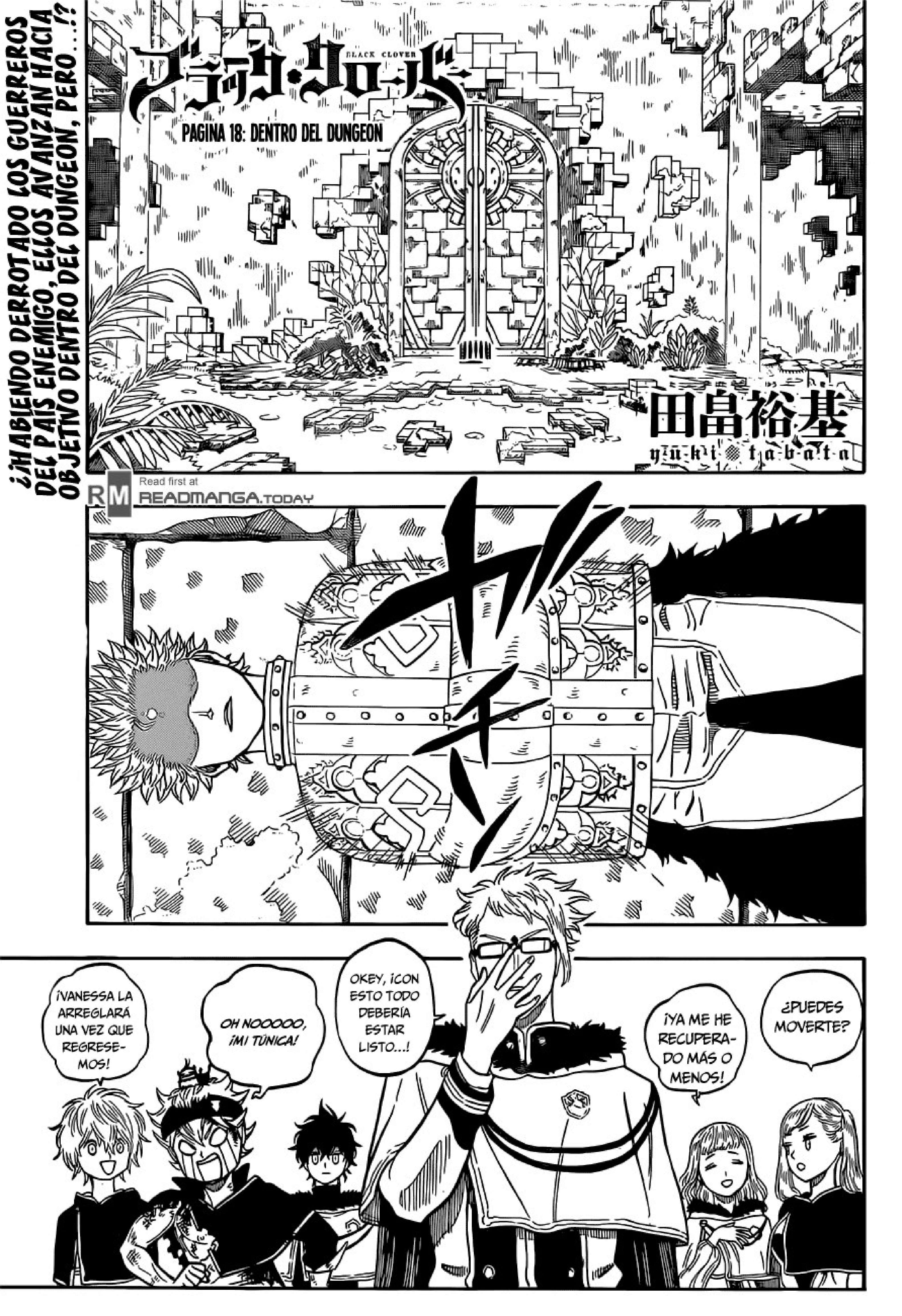 Read black Clover es Manga Online