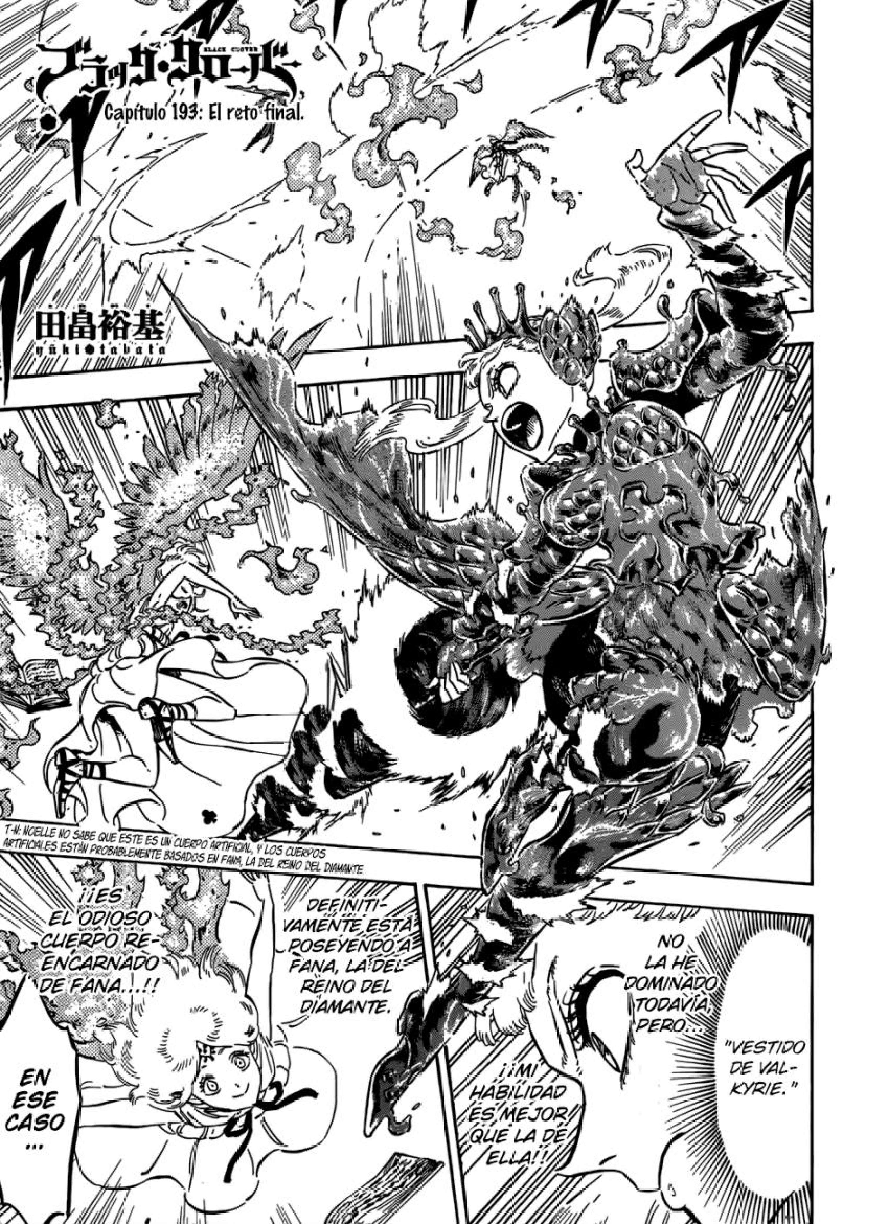 Read black Clover es Manga Online
