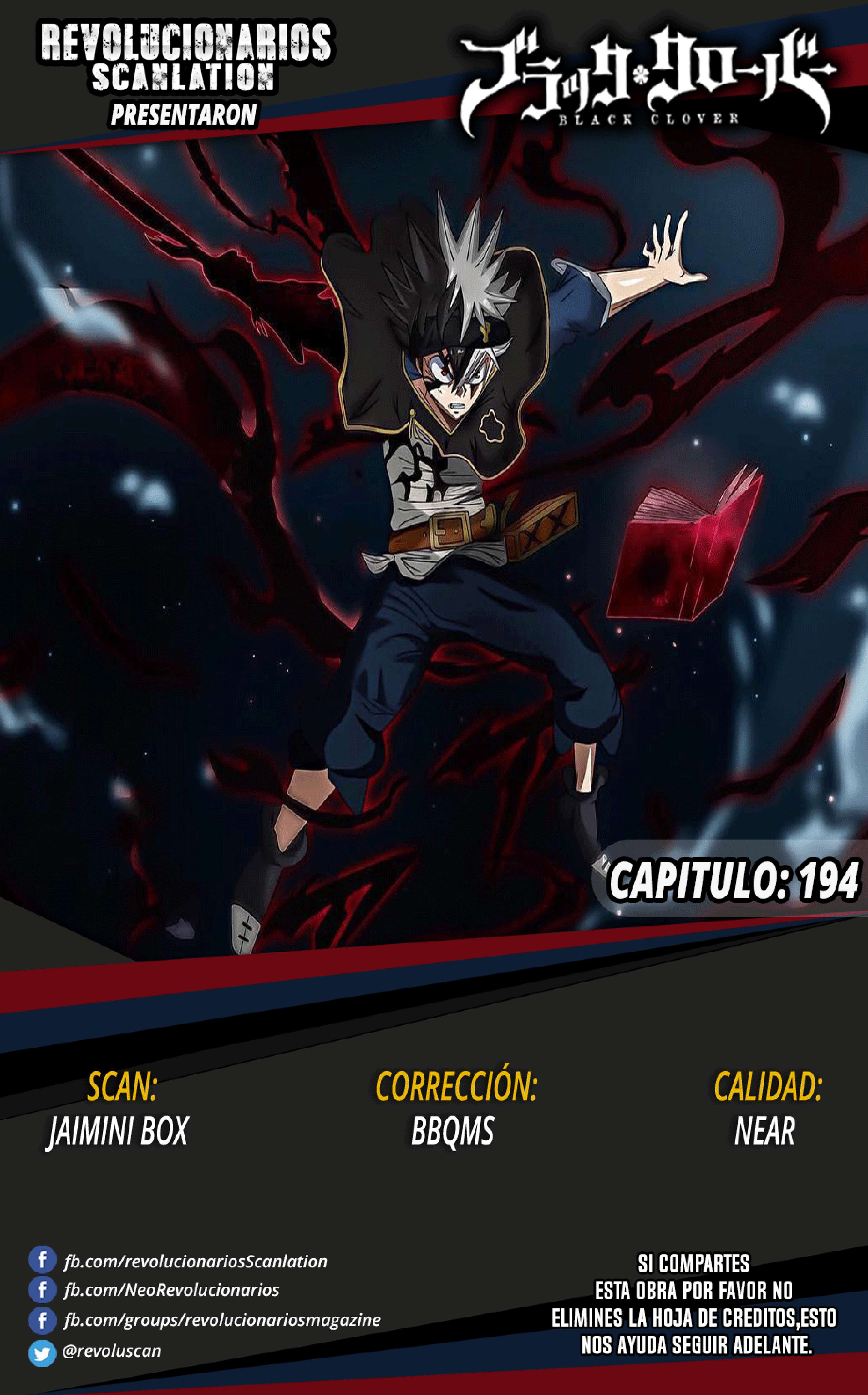 Read black Clover es Manga Online