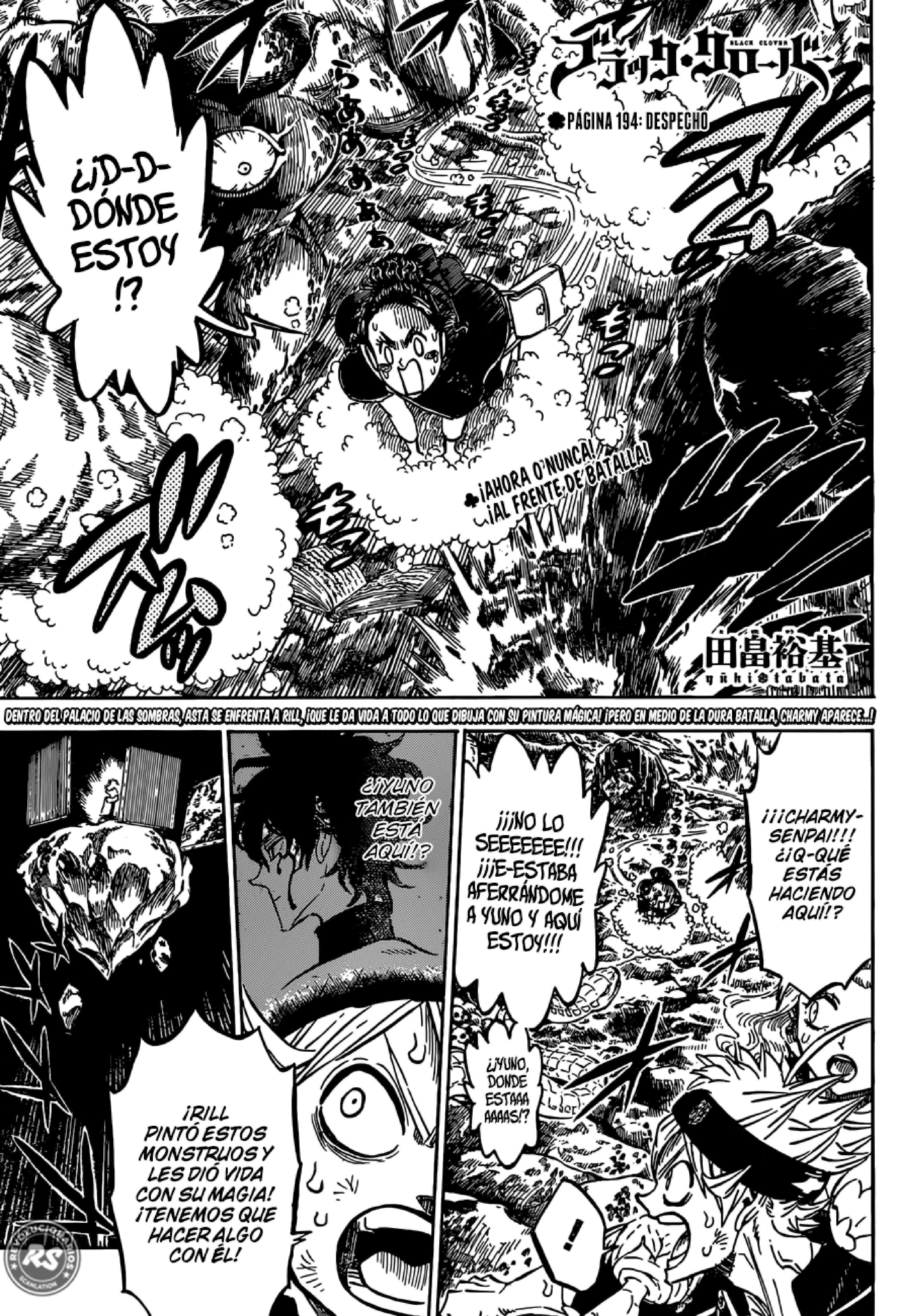 Read black Clover es Manga Online