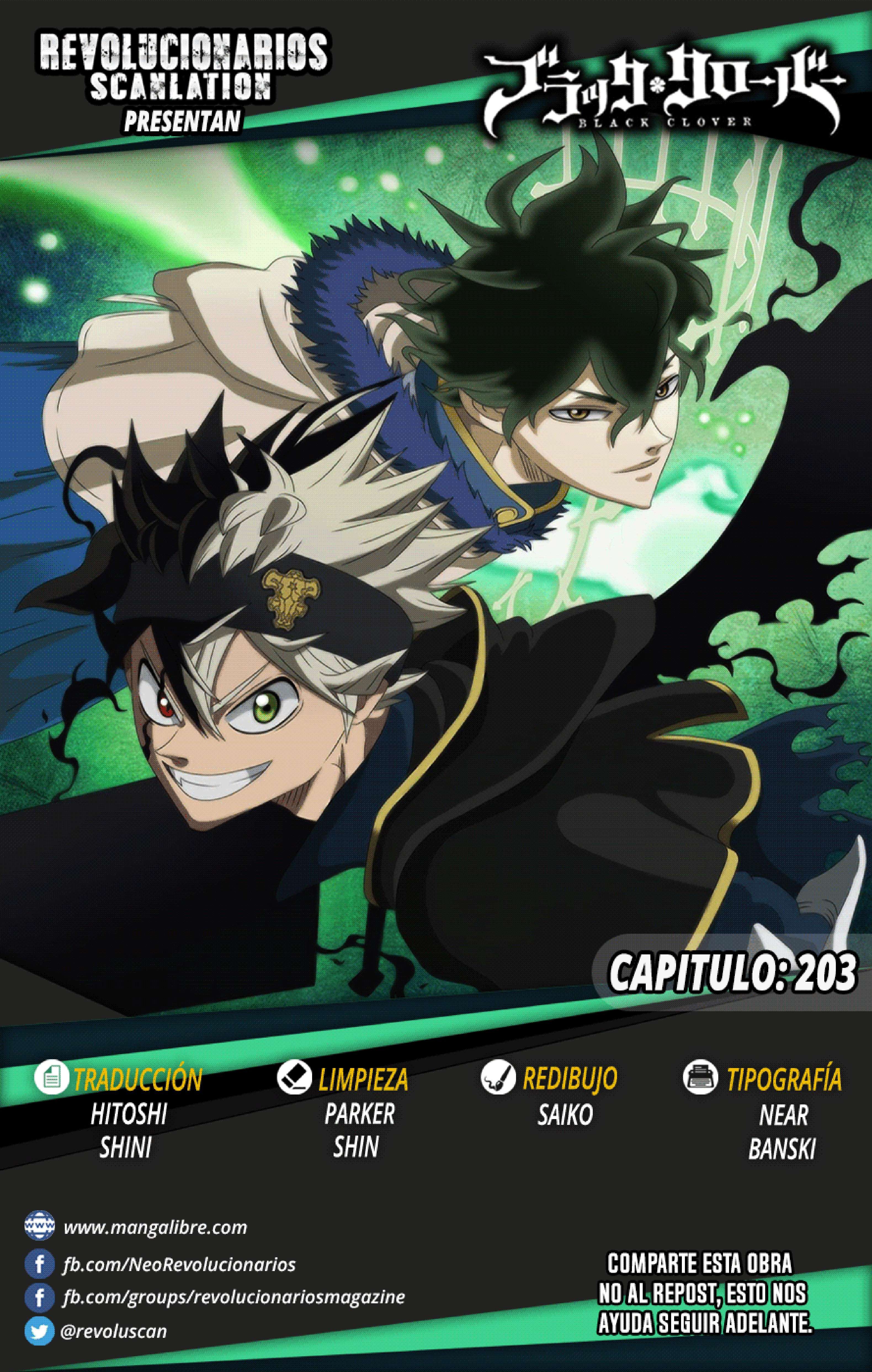Read black Clover es Manga Online