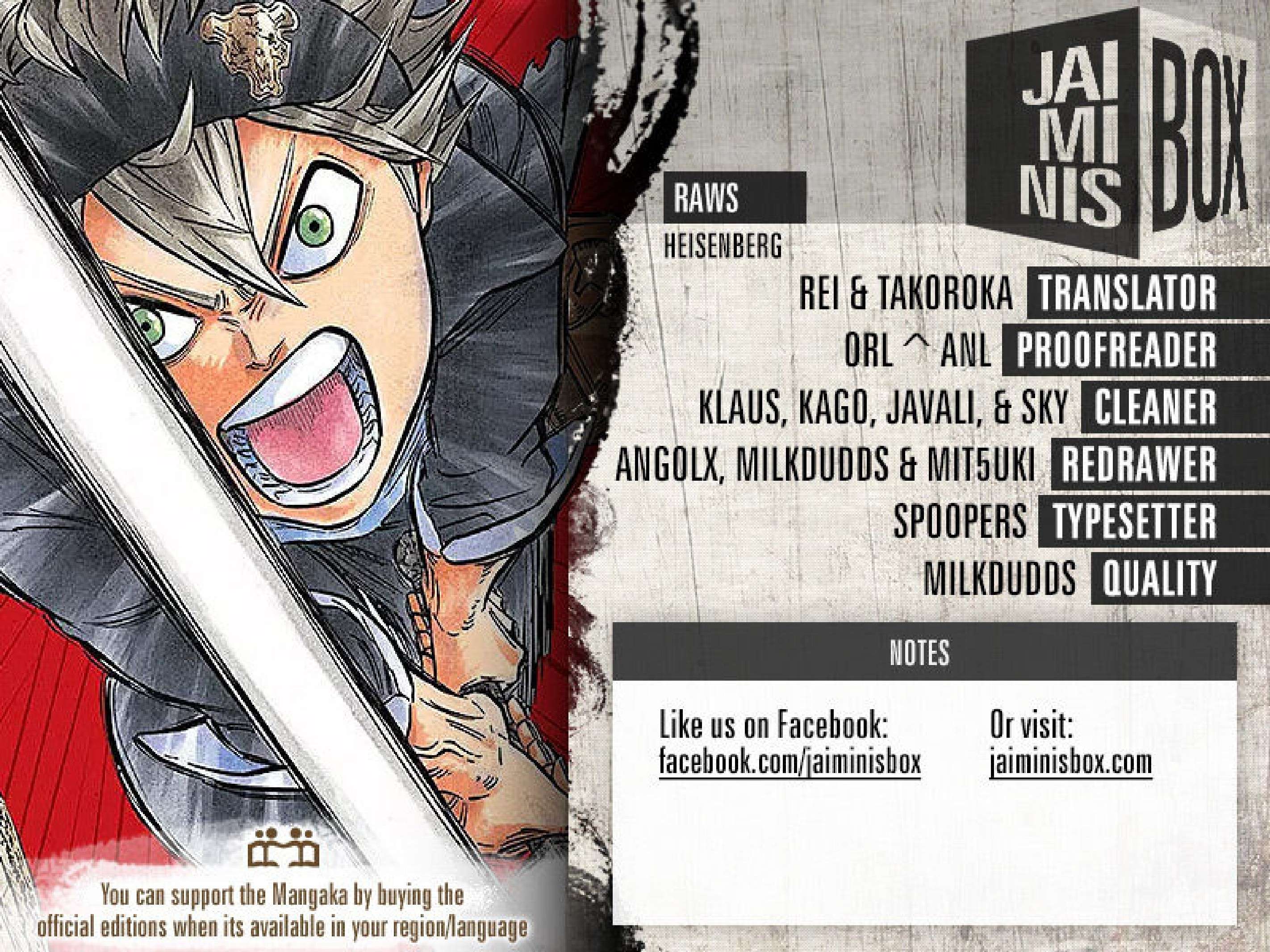 Read black Clover es Manga Online