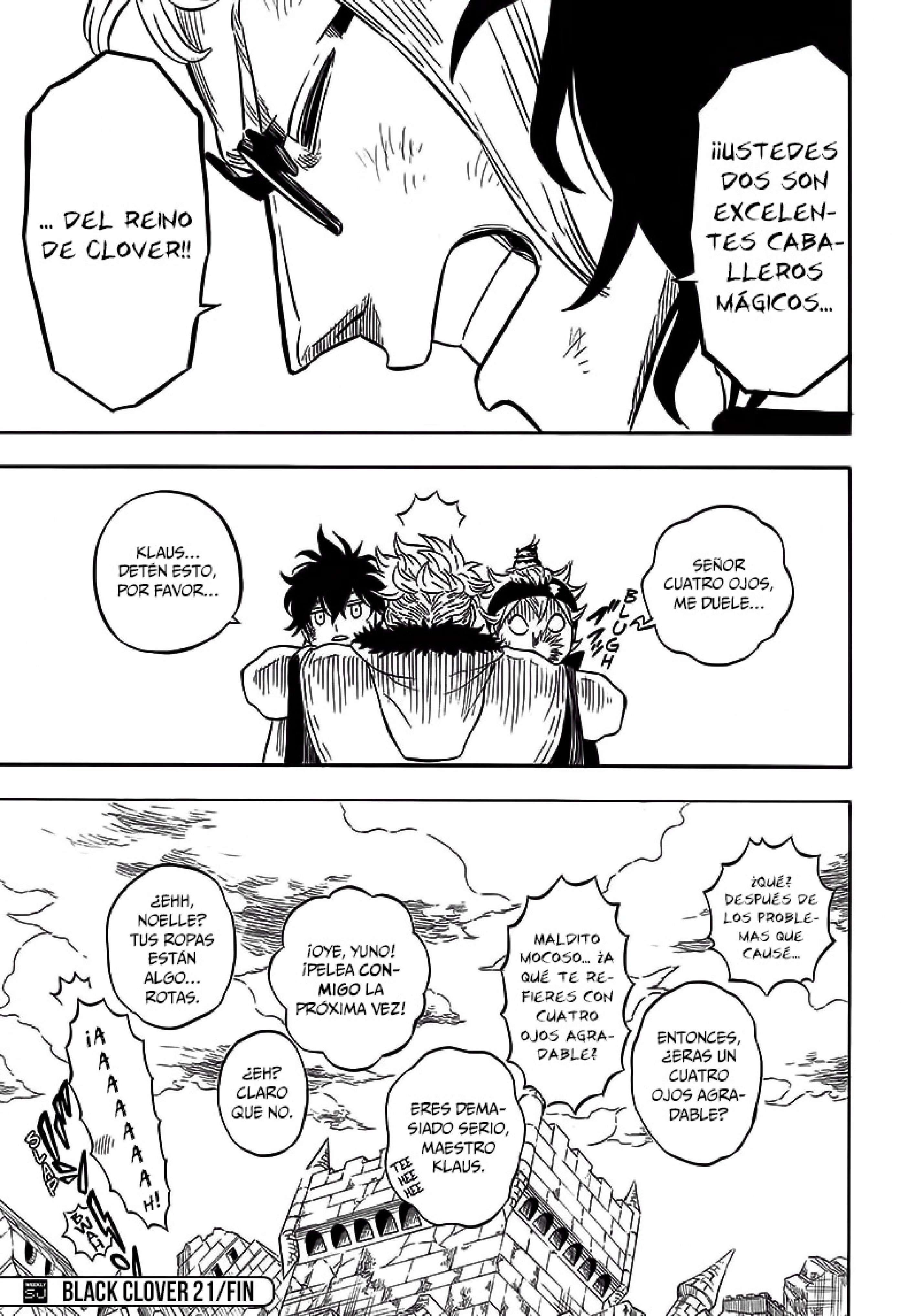 Read black Clover es Manga Online