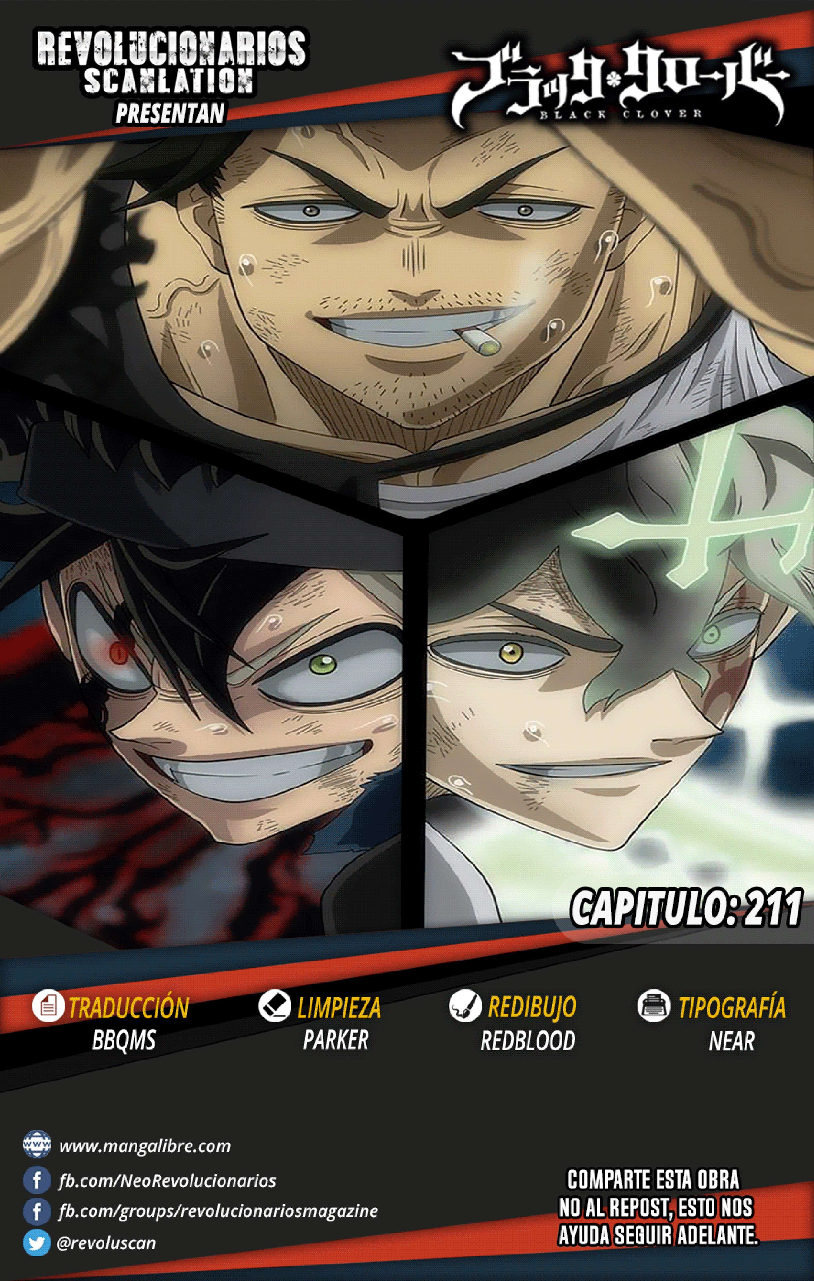 Read black Clover es Manga Online