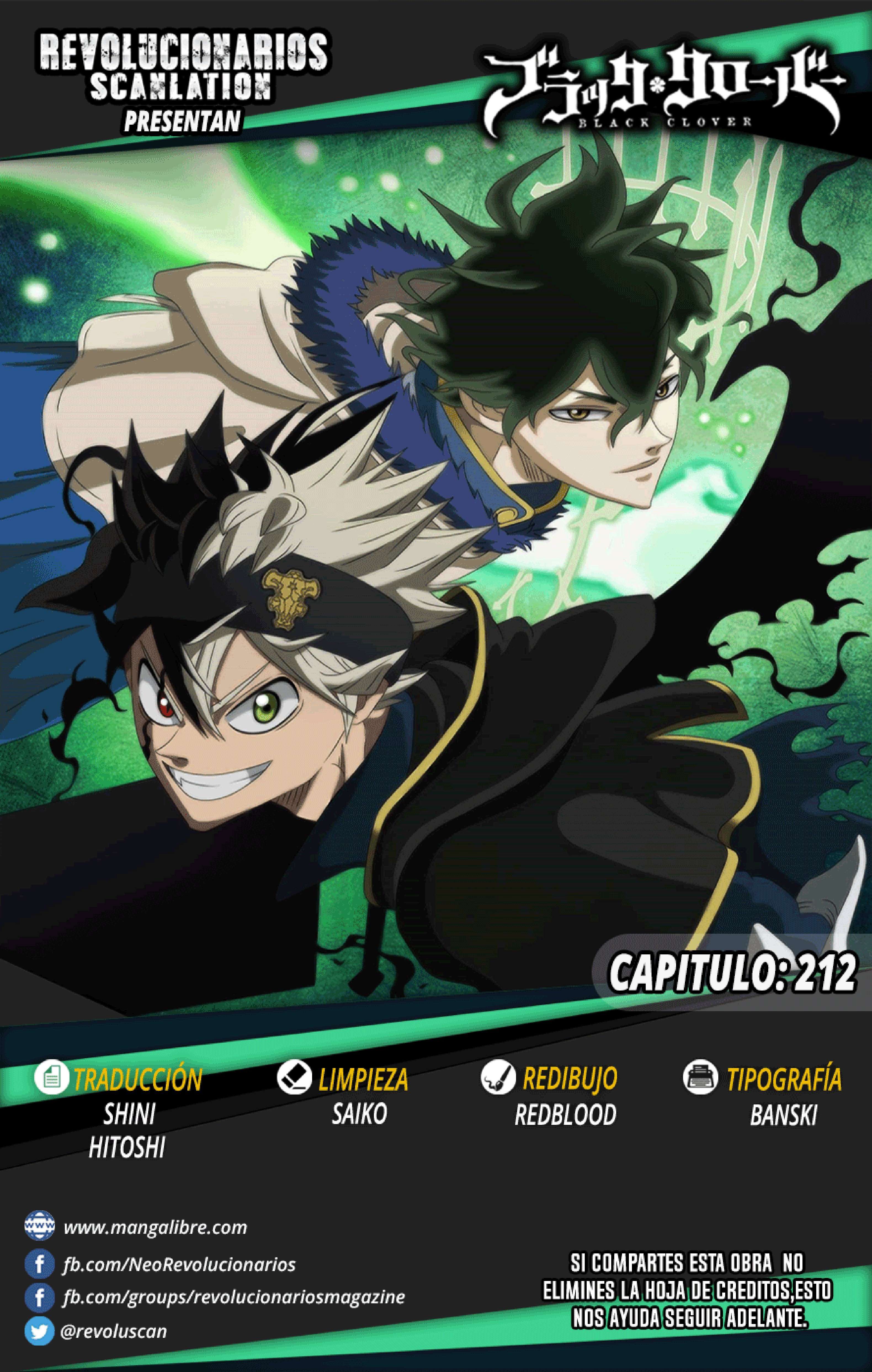 Read black Clover es Manga Online