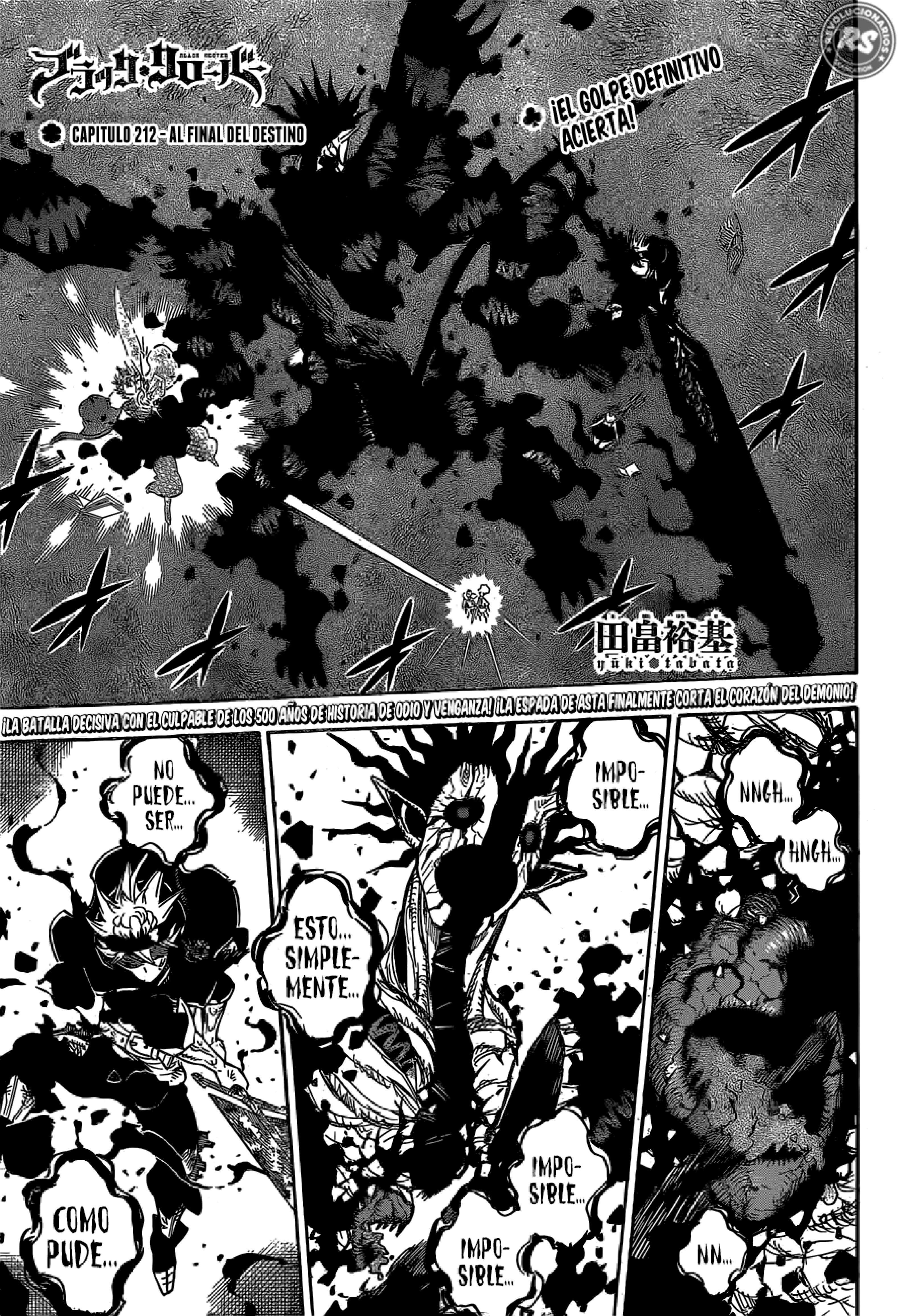 Read black Clover es Manga Online