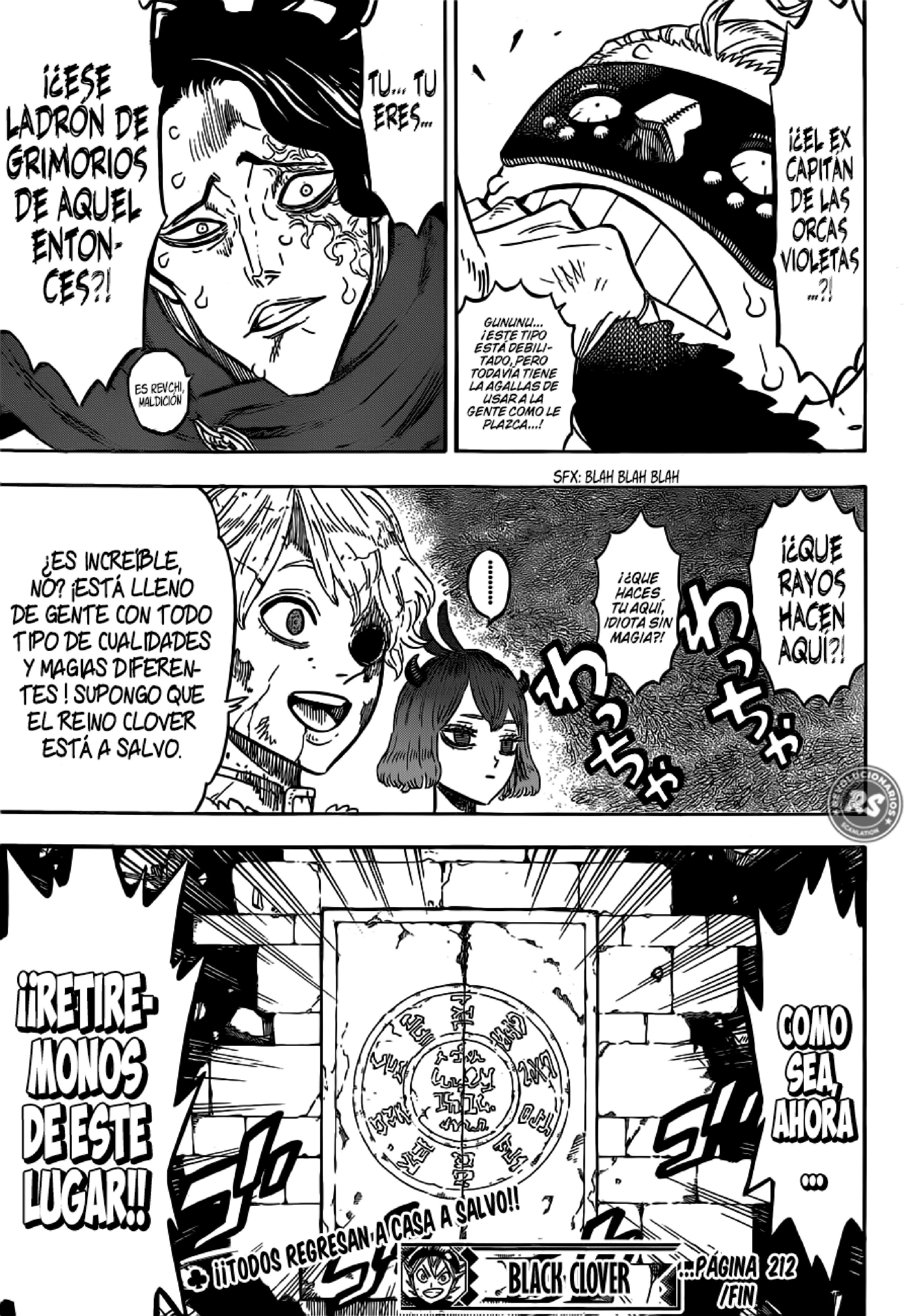 Read black Clover es Manga Online