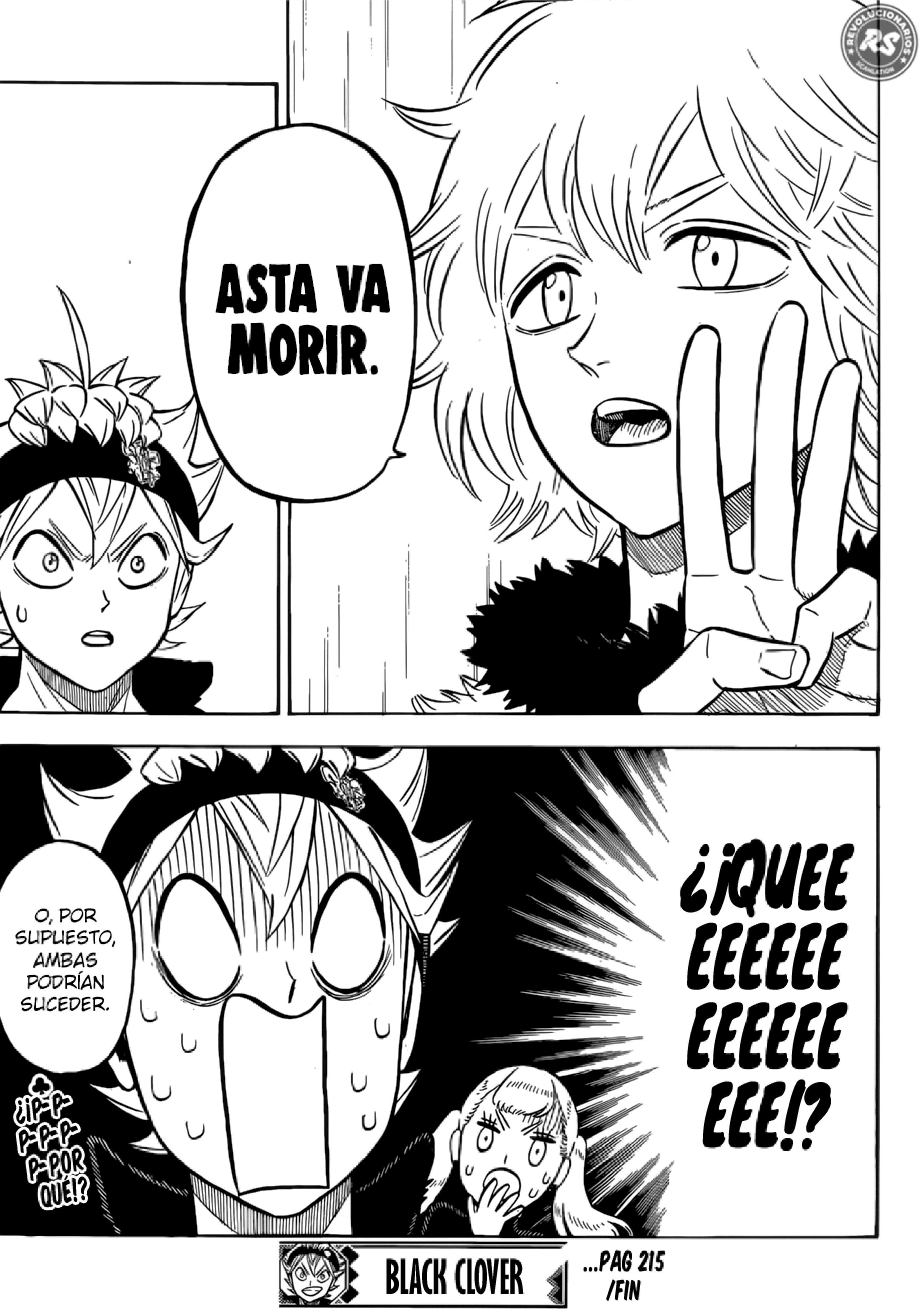 Read black Clover es Manga Online