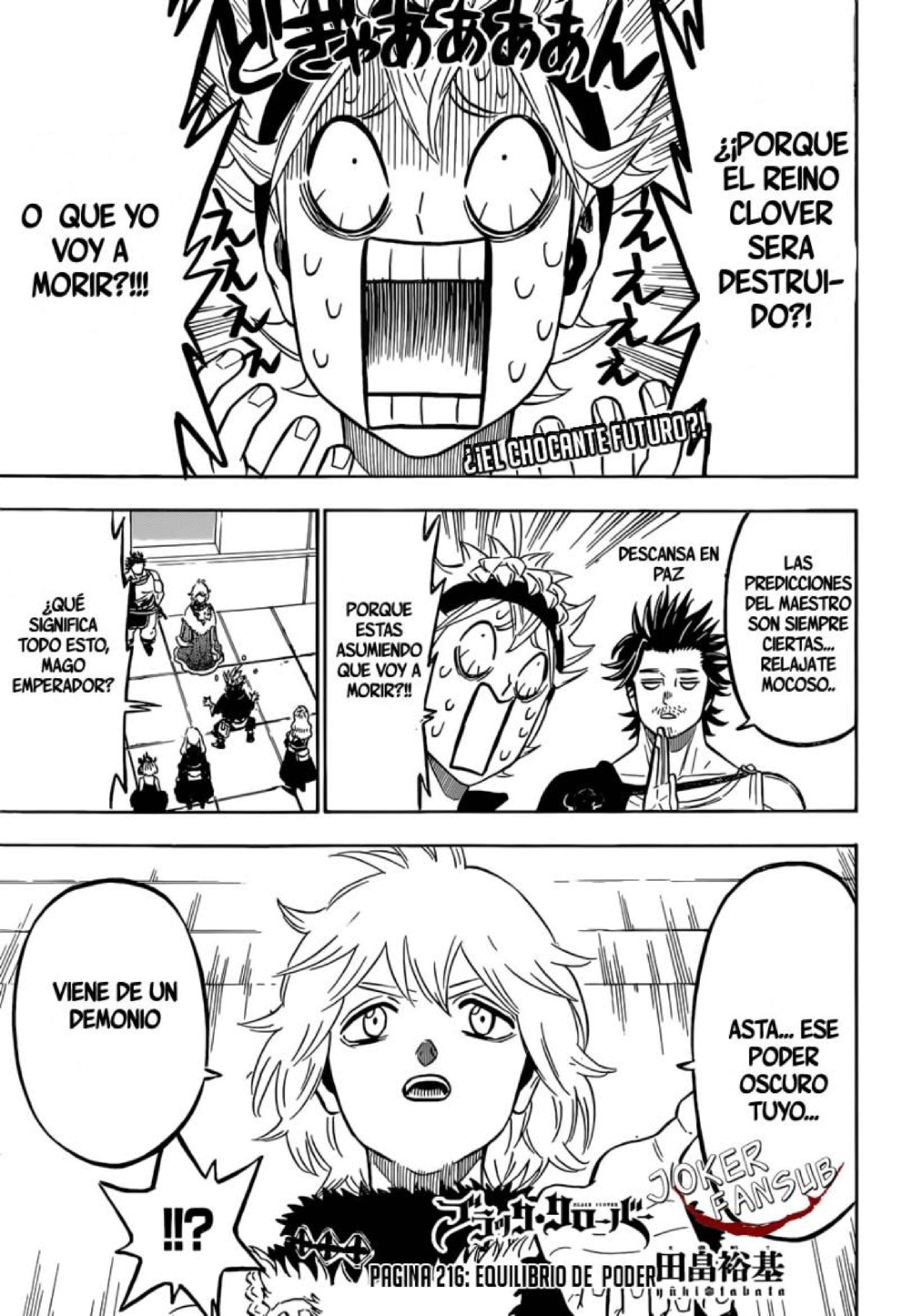 Read black Clover es Manga Online