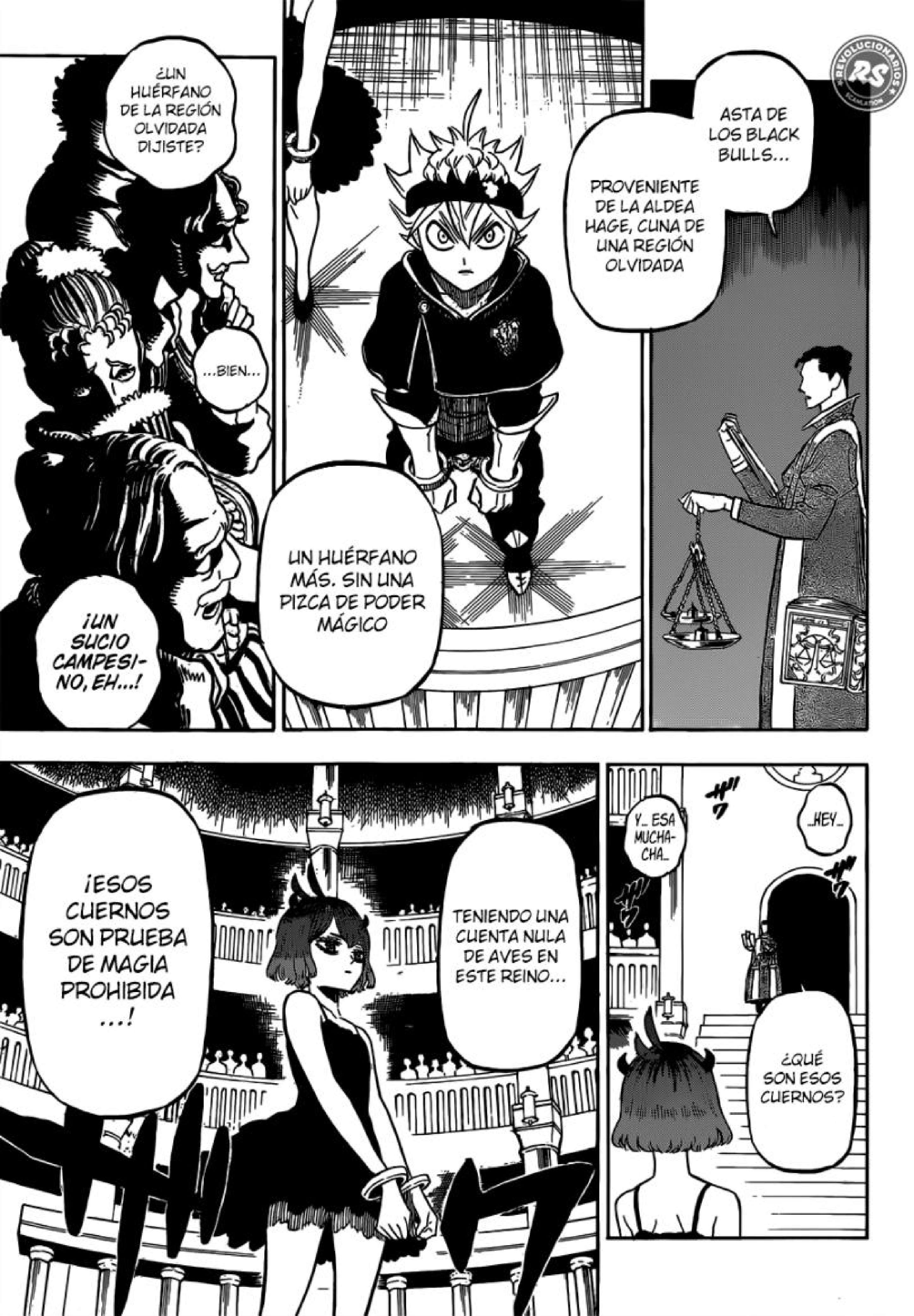 Read black Clover es Manga Online
