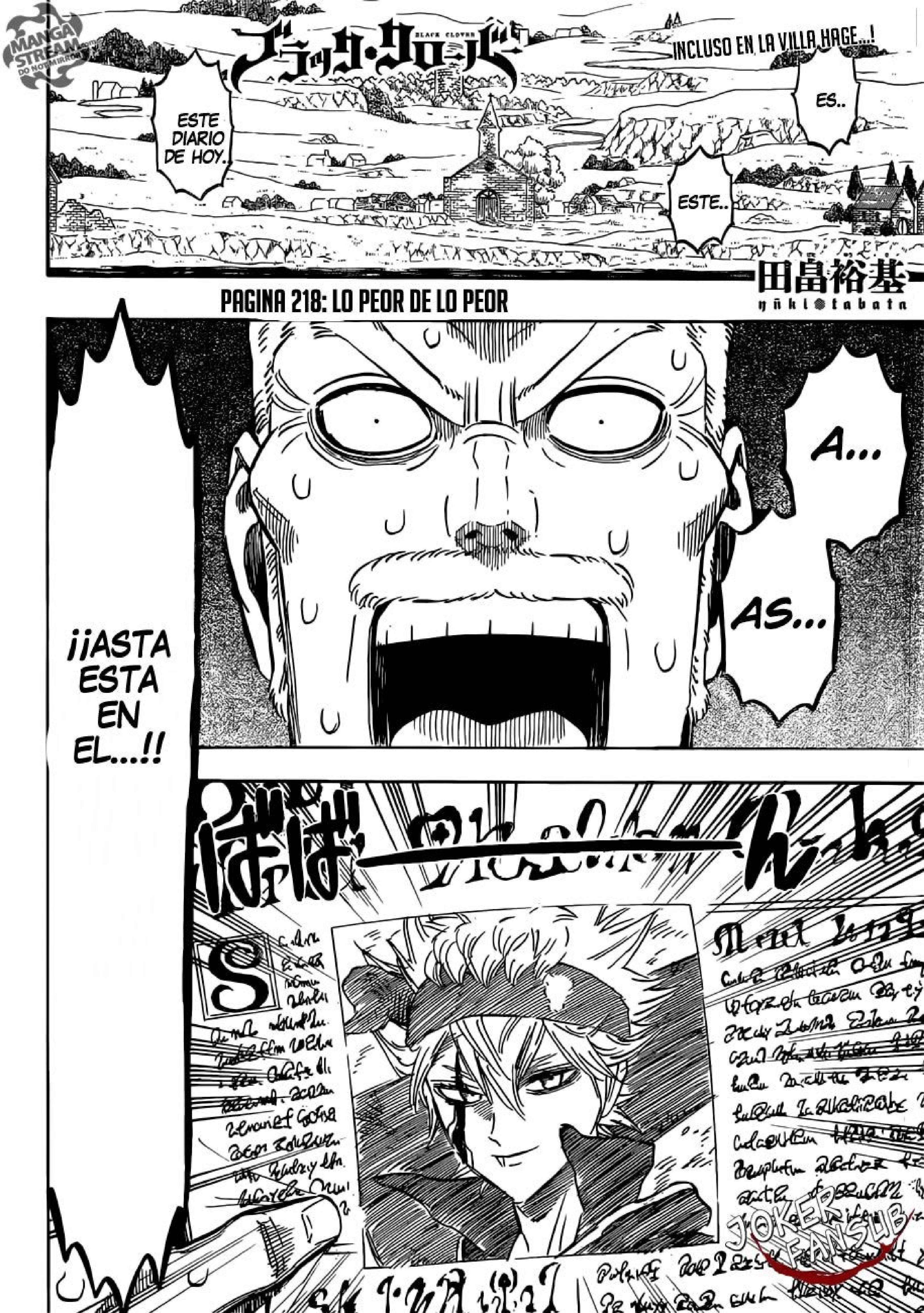 Read black Clover es Manga Online