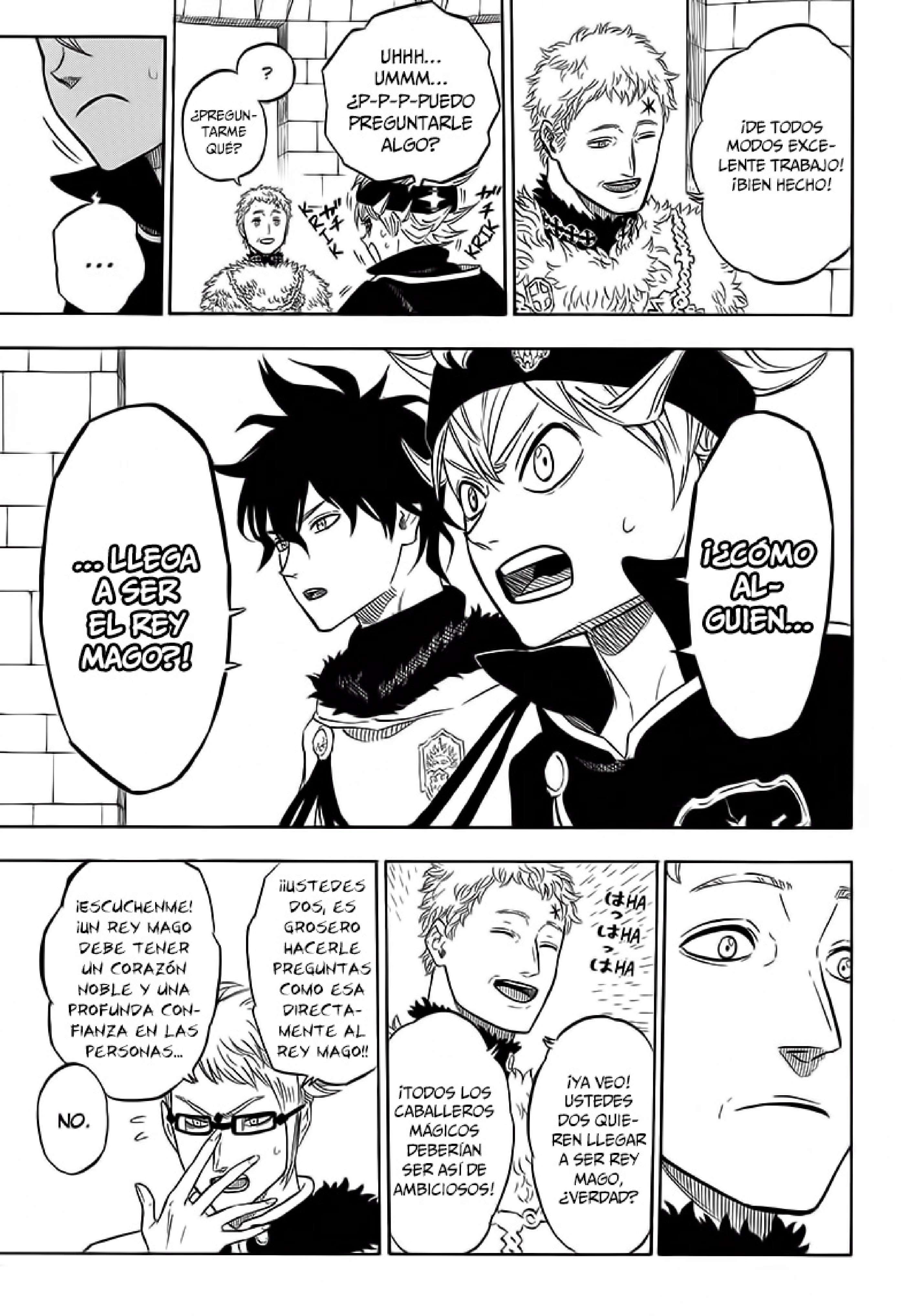 Read black Clover es Manga Online