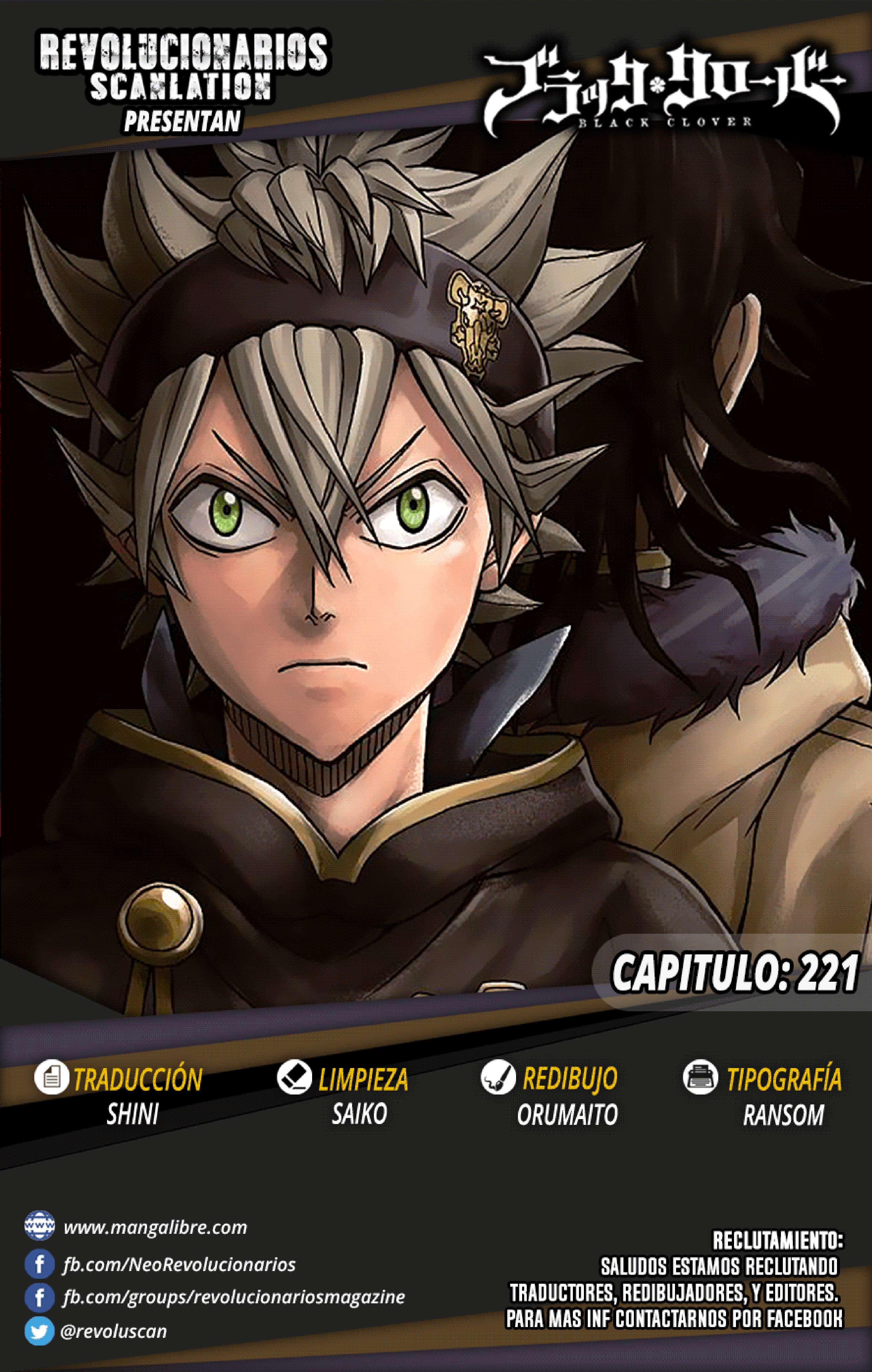 Read black Clover es Manga Online