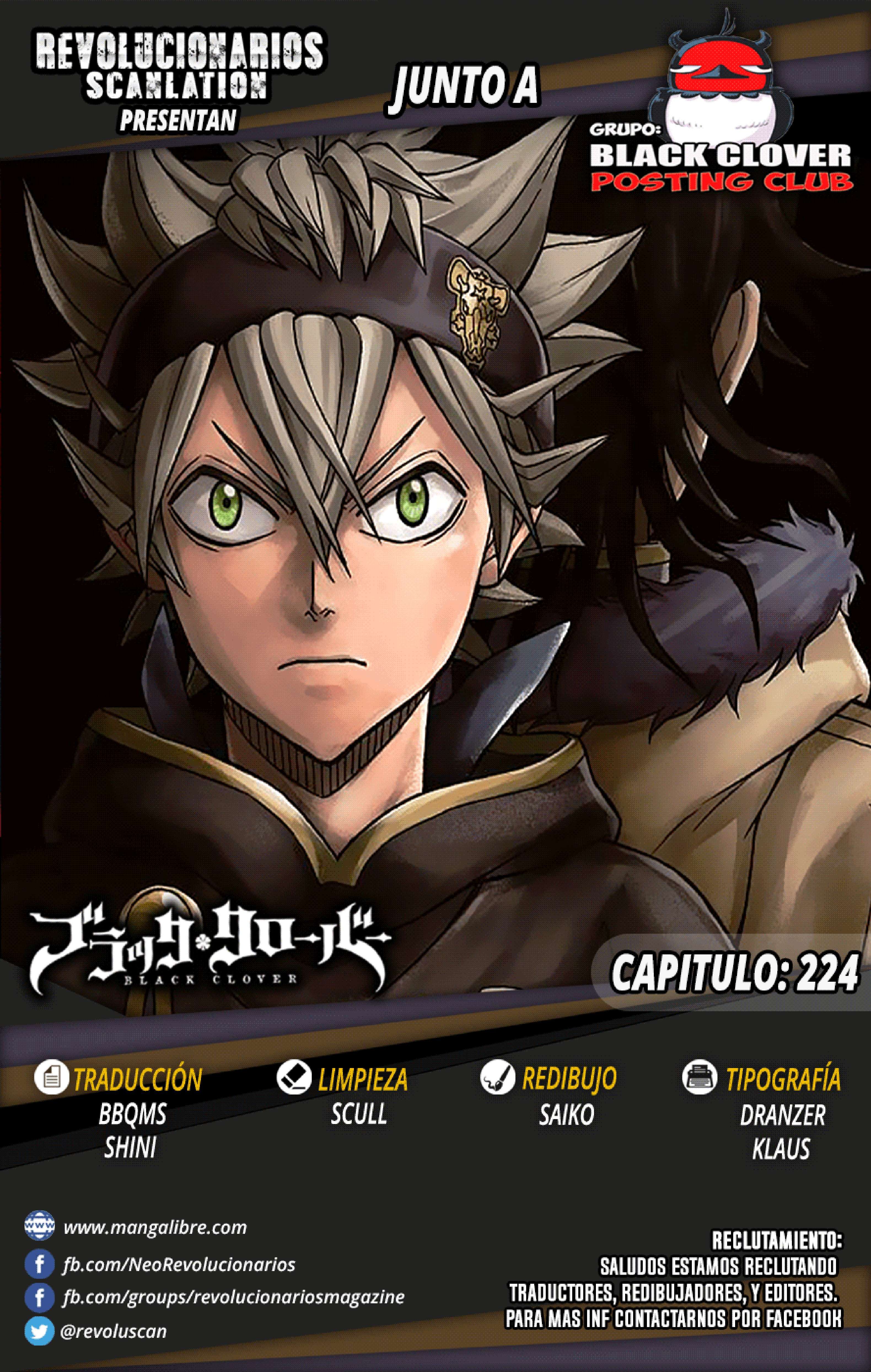 Read black Clover es Manga Online