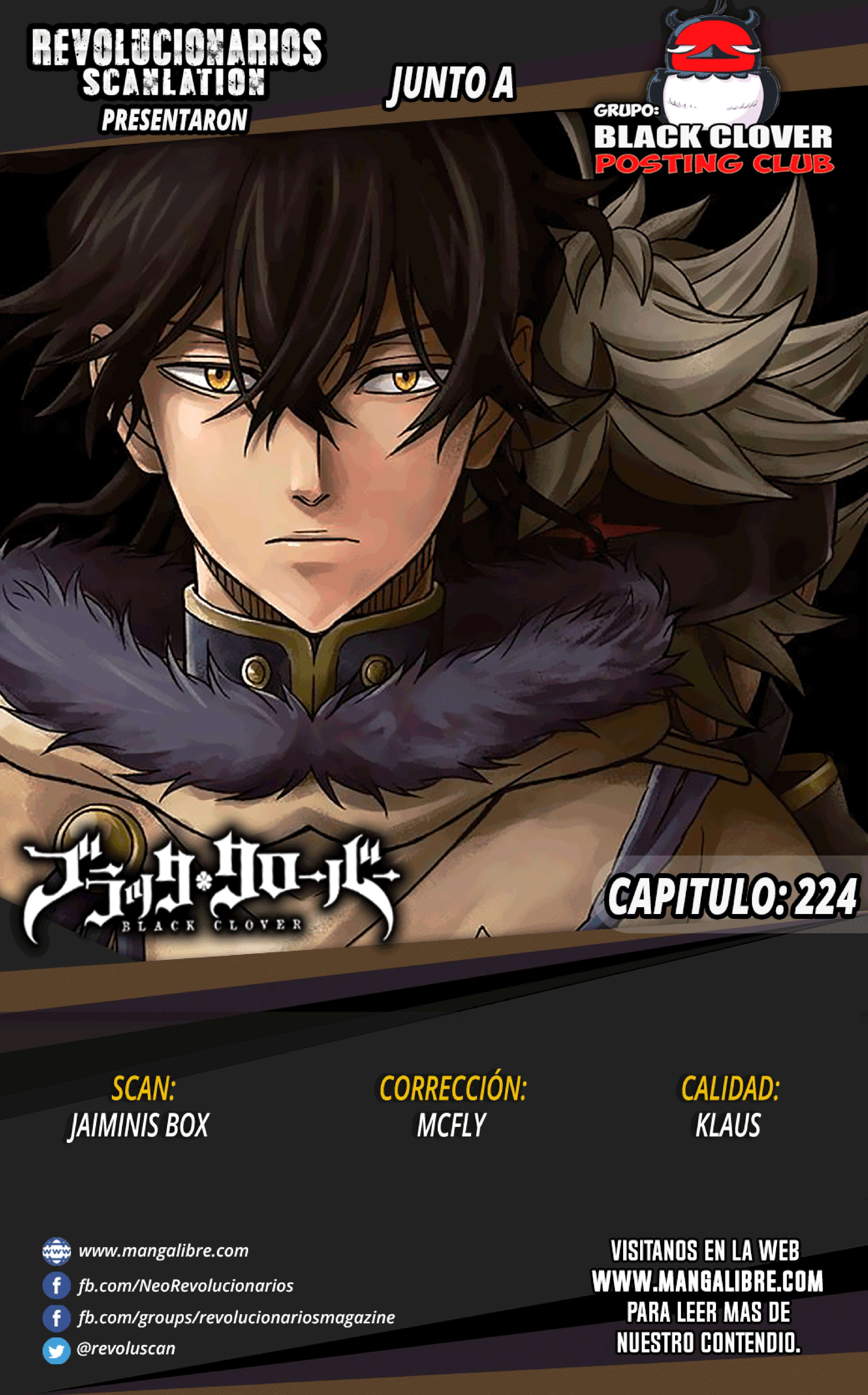 Read black Clover es Manga Online